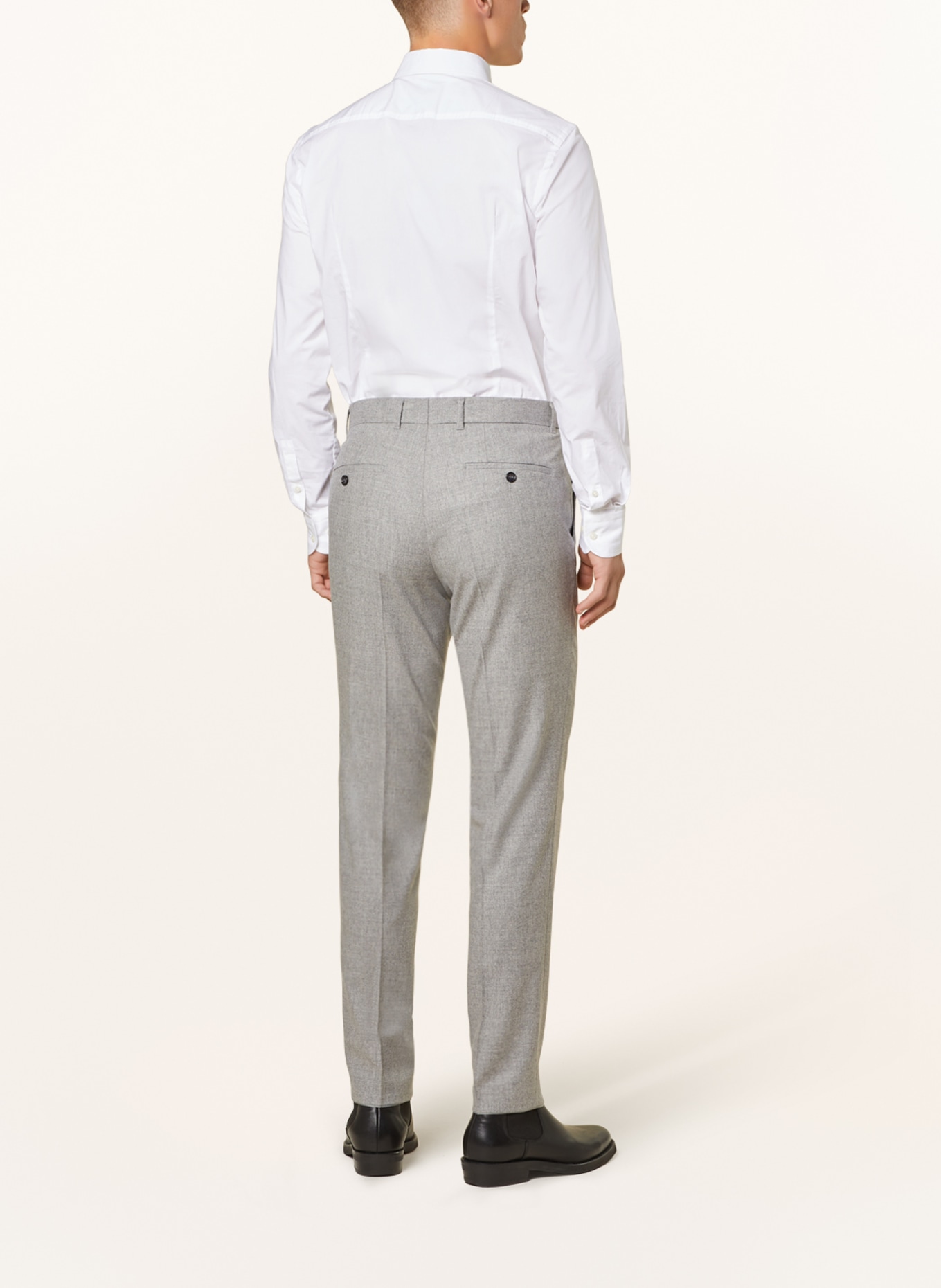 BOSS Suit trousers GENIUS slim fit, Color: 041 SILVER (Image 4)
