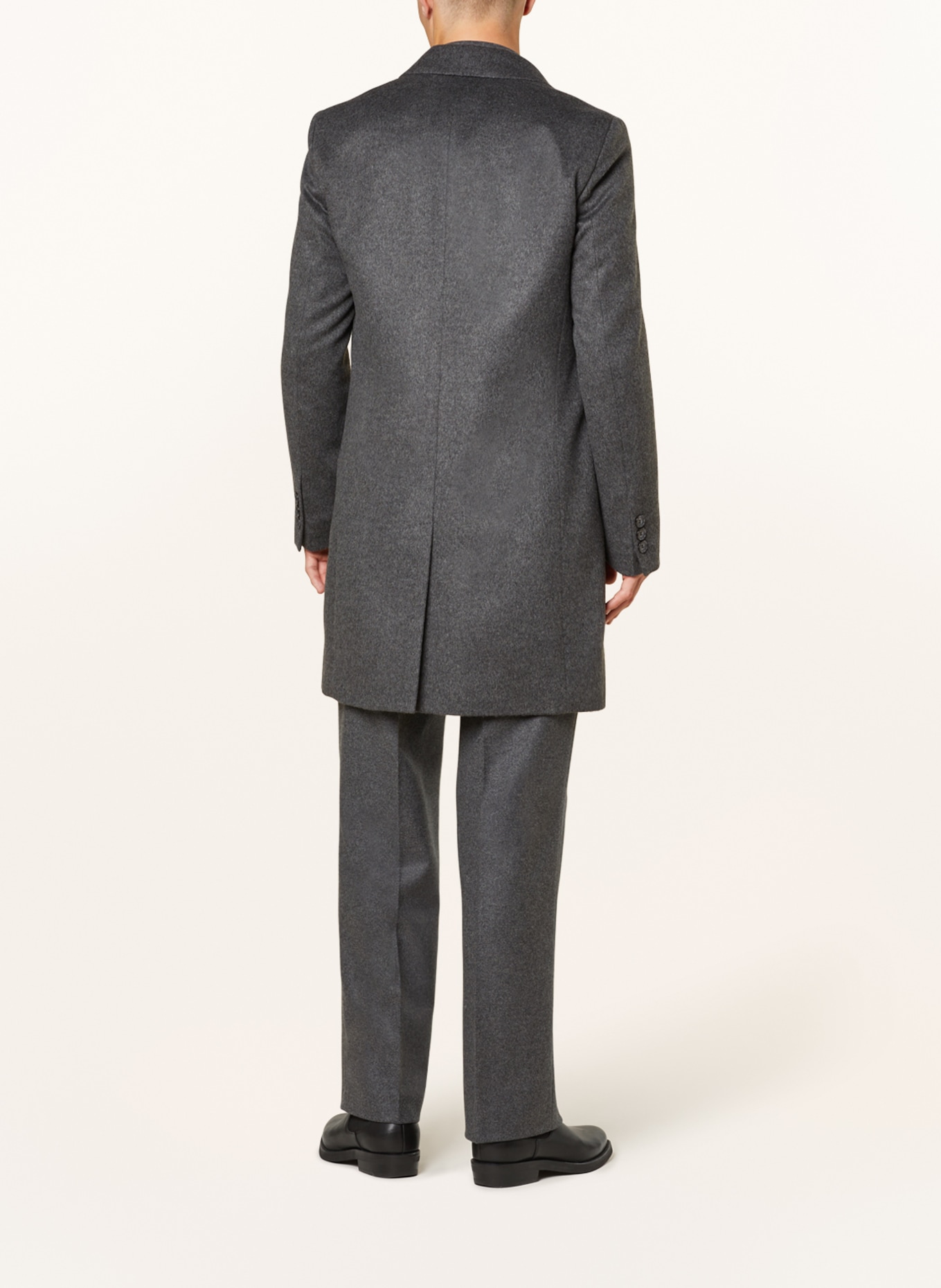 BOSS Wool coat HYDE, Color: DARK GRAY (Image 3)