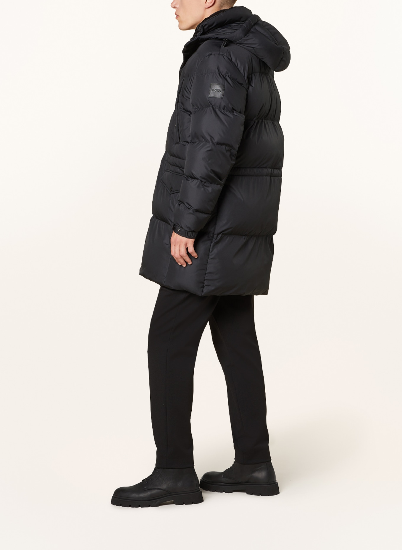 BOSS Quilted coat CONDOLO, Color: BLACK (Image 4)