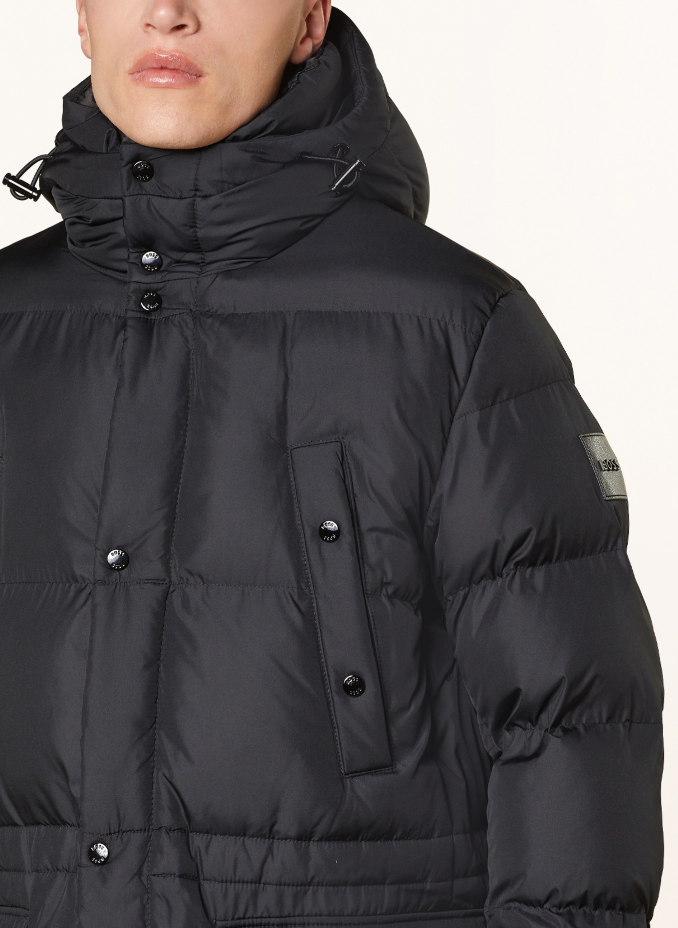 BOSS Quilted coat CONDOLO, Color: BLACK (Image 5)