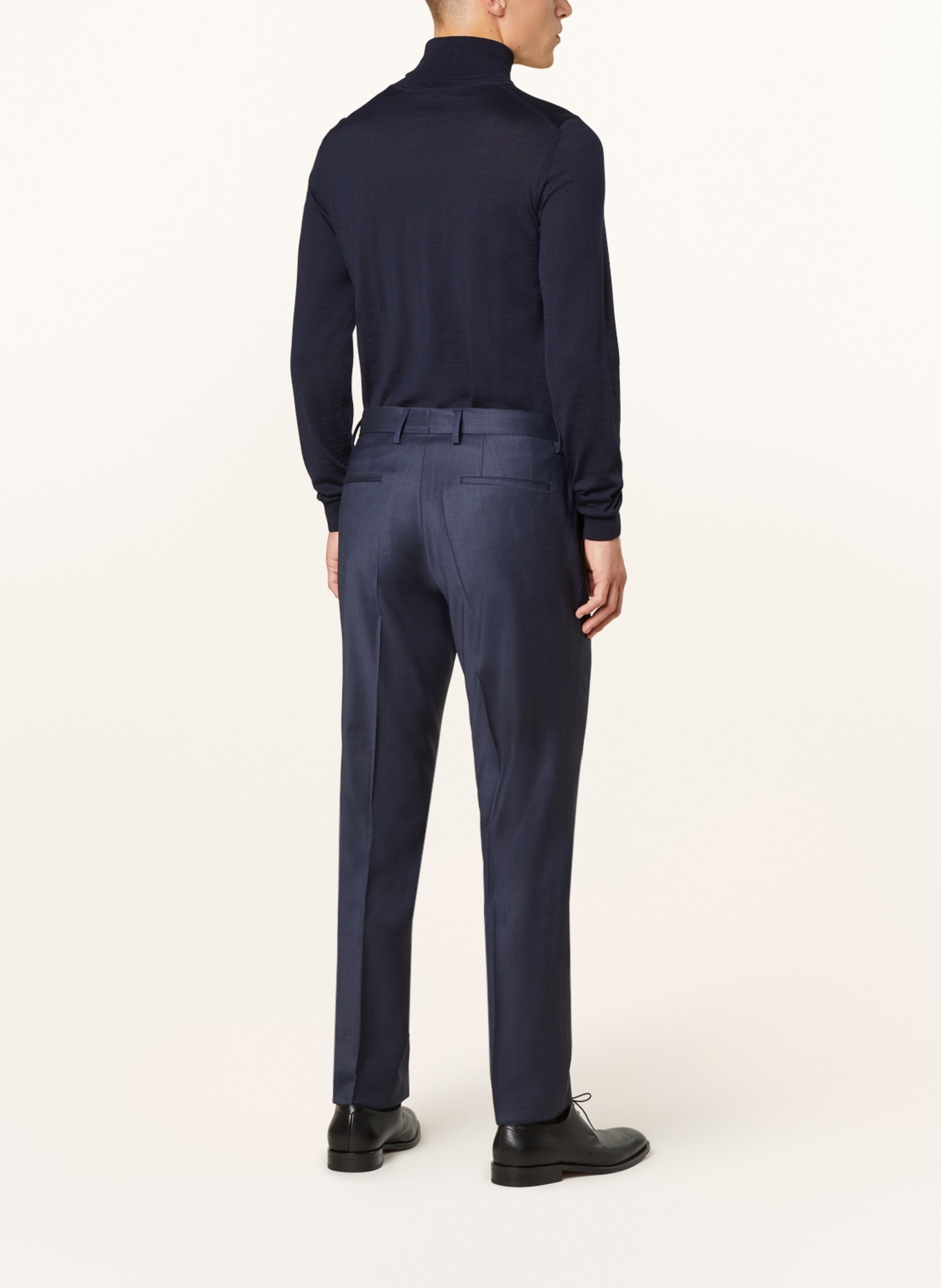 BOSS Suit trousers LENON regular fit, Color: 404 DARK BLUE (Image 4)