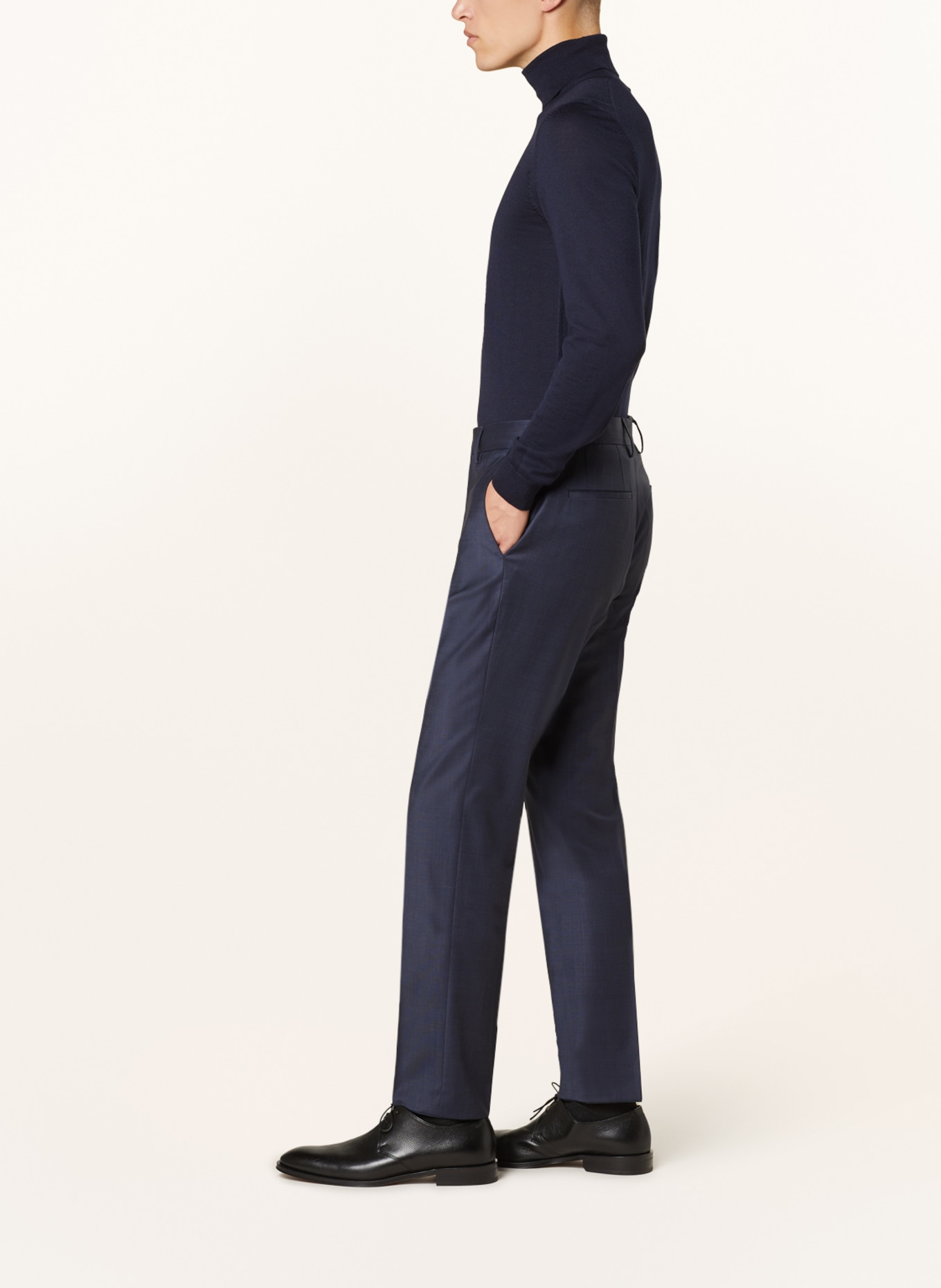 BOSS Oblekové kalhoty LENON Regular Fit, Barva: 404 DARK BLUE (Obrázek 5)
