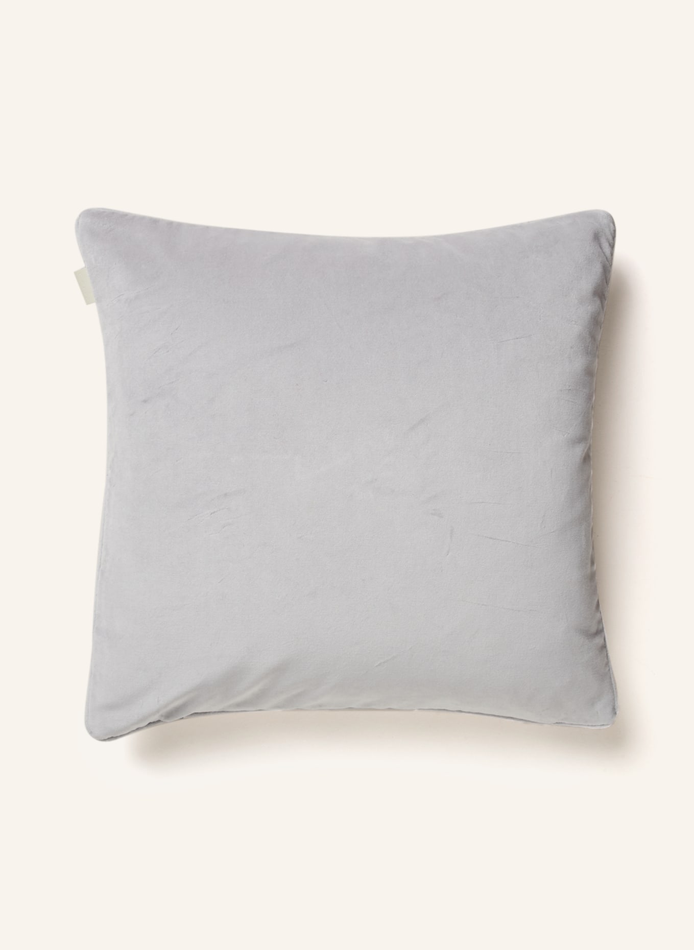 GANT HOME Decorative cushions made of velvet, Color: LIGHT GRAY (Image 2)