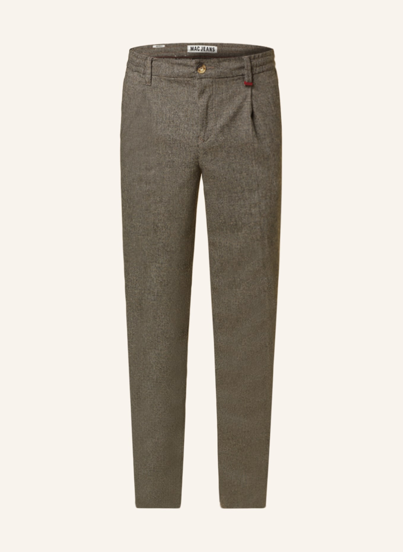 MAC Trousers tapered fit, Color: 237P Light greige pepita (Image 1)