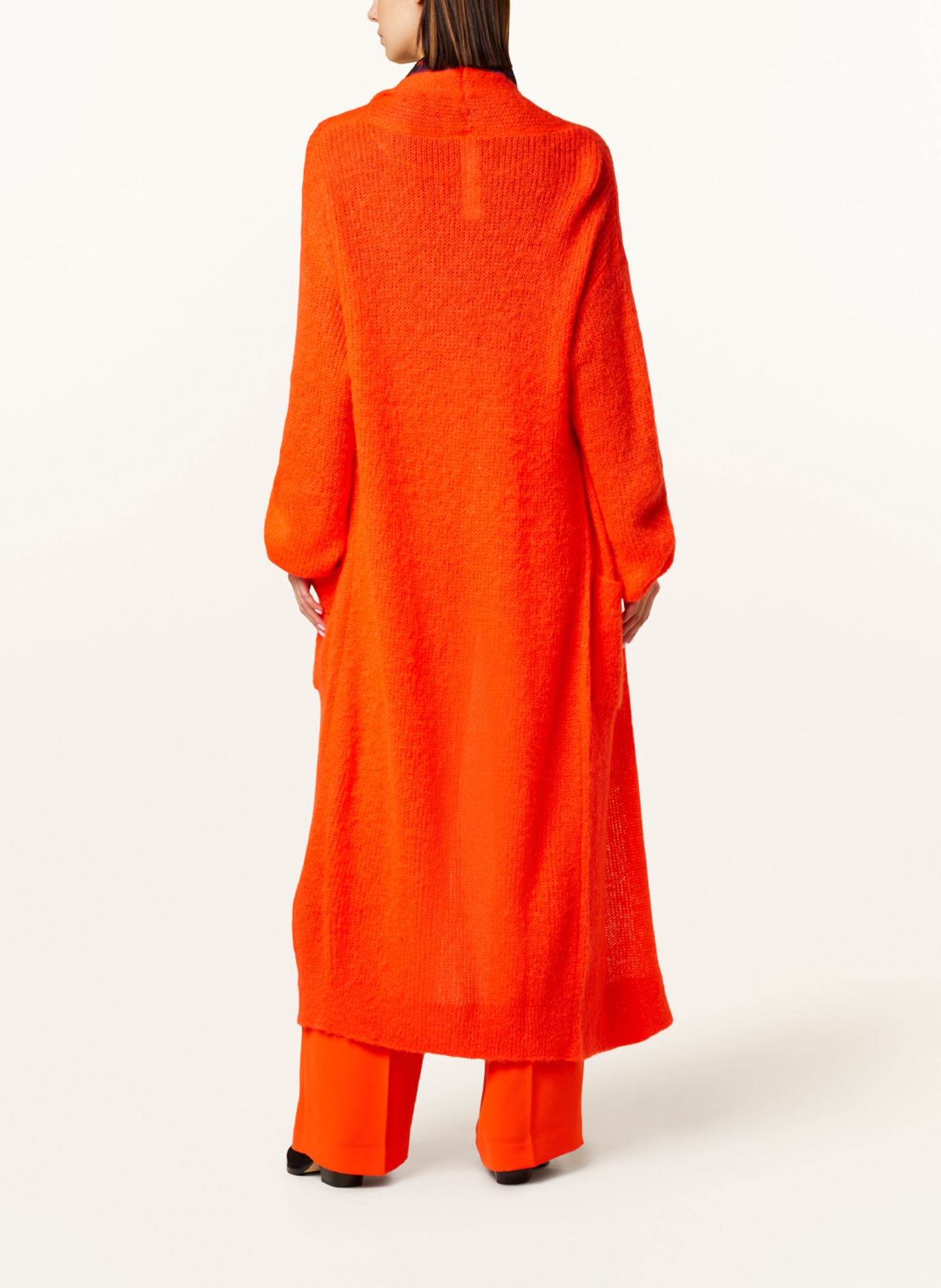 BEAUMONT Knit cardigan with mohair, Color: ORANGE (Image 3)