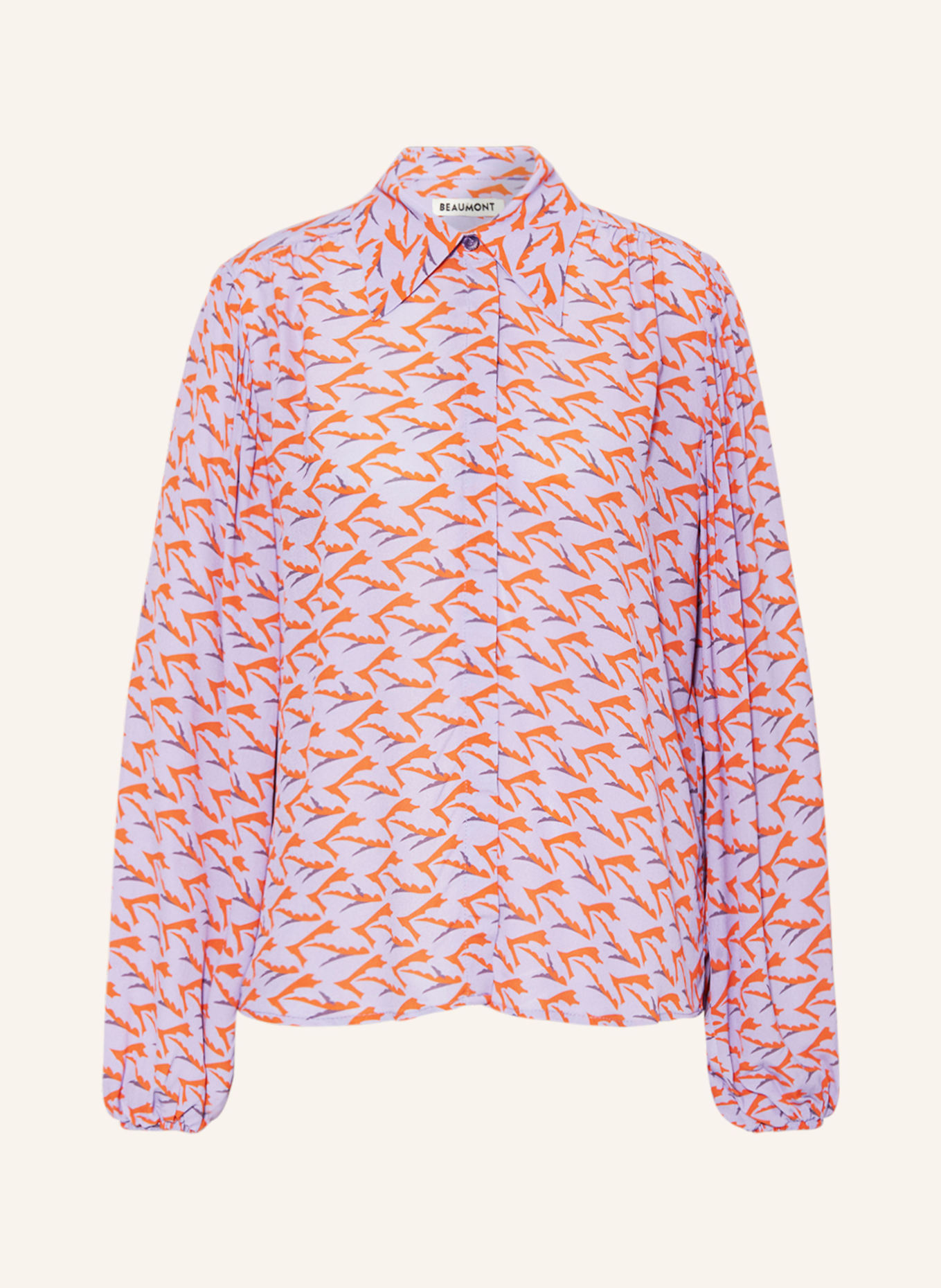 BEAUMONT Shirt blouse NOA, Color: LIGHT PURPLE/ ORANGE/ PURPLE (Image 1)