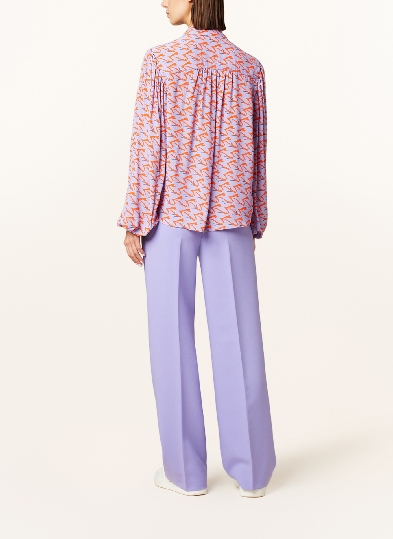 BEAUMONT Shirt blouse NOA, Color: LIGHT PURPLE/ ORANGE/ PURPLE (Image 3)