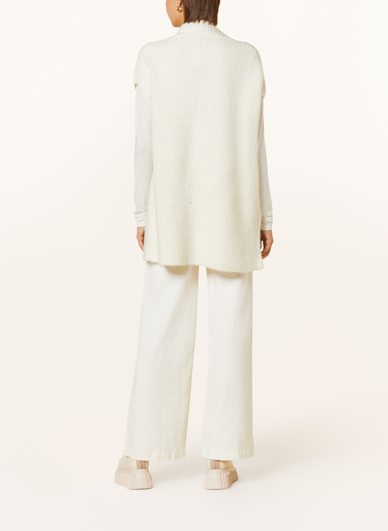 BEAUMONT Knit cardigan, Color: WHITE (Image 3)