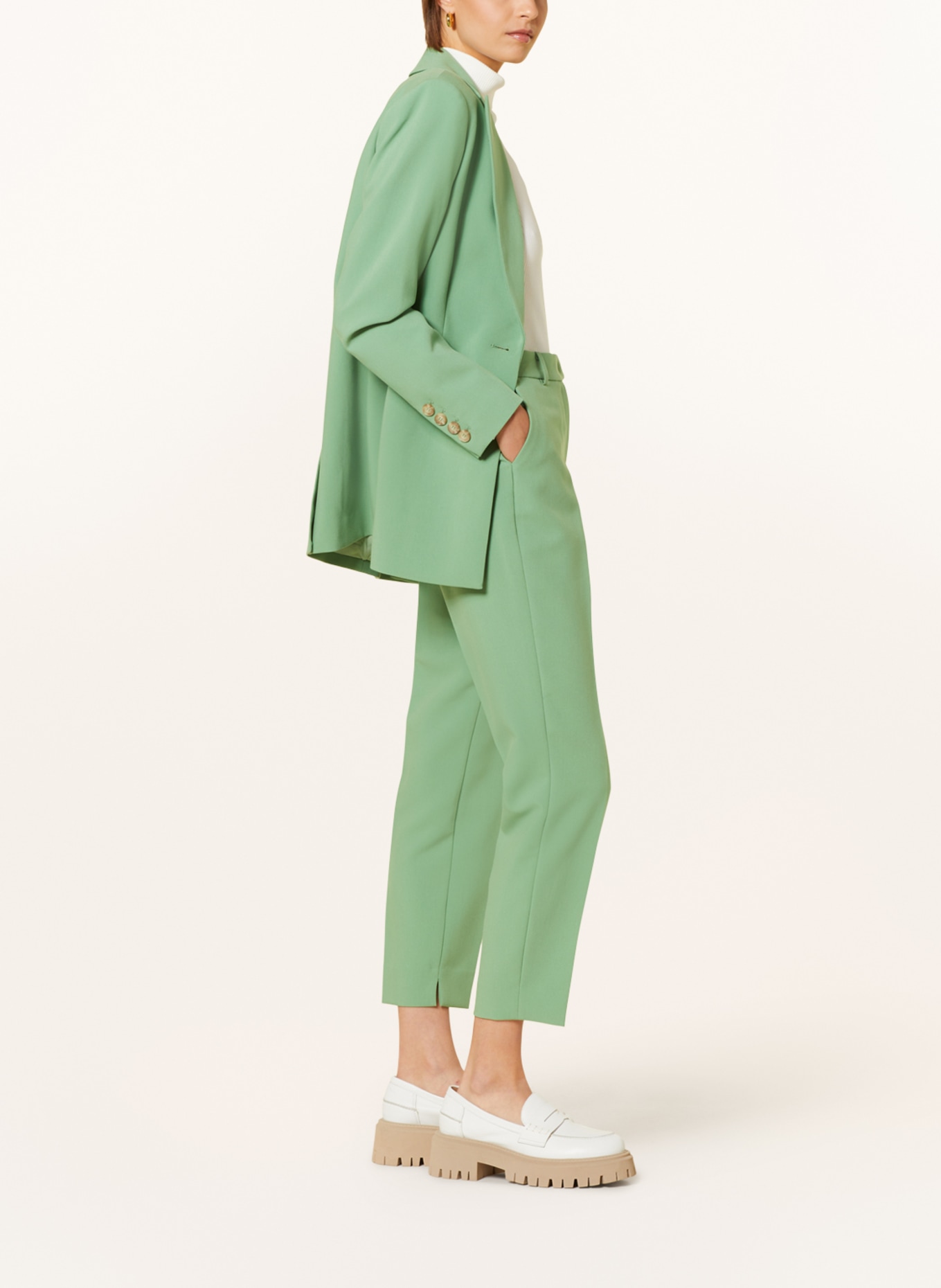BEAUMONT Trousers ALIX, Color: LIGHT GREEN (Image 4)