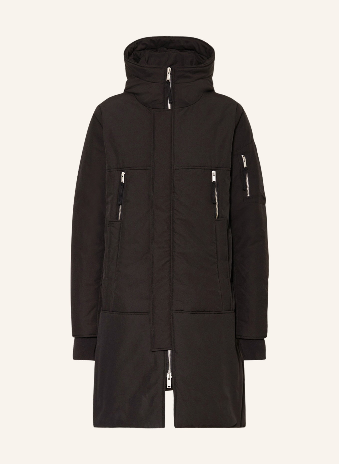 thom/krom Oversized coat, Color: BLACK (Image 1)