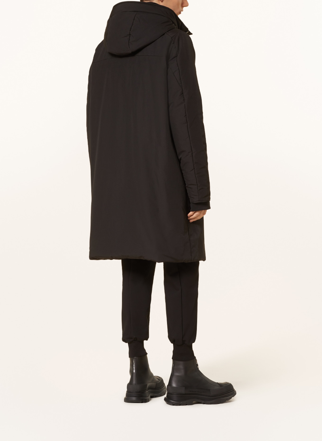 thom/krom Oversized coat, Color: BLACK (Image 3)