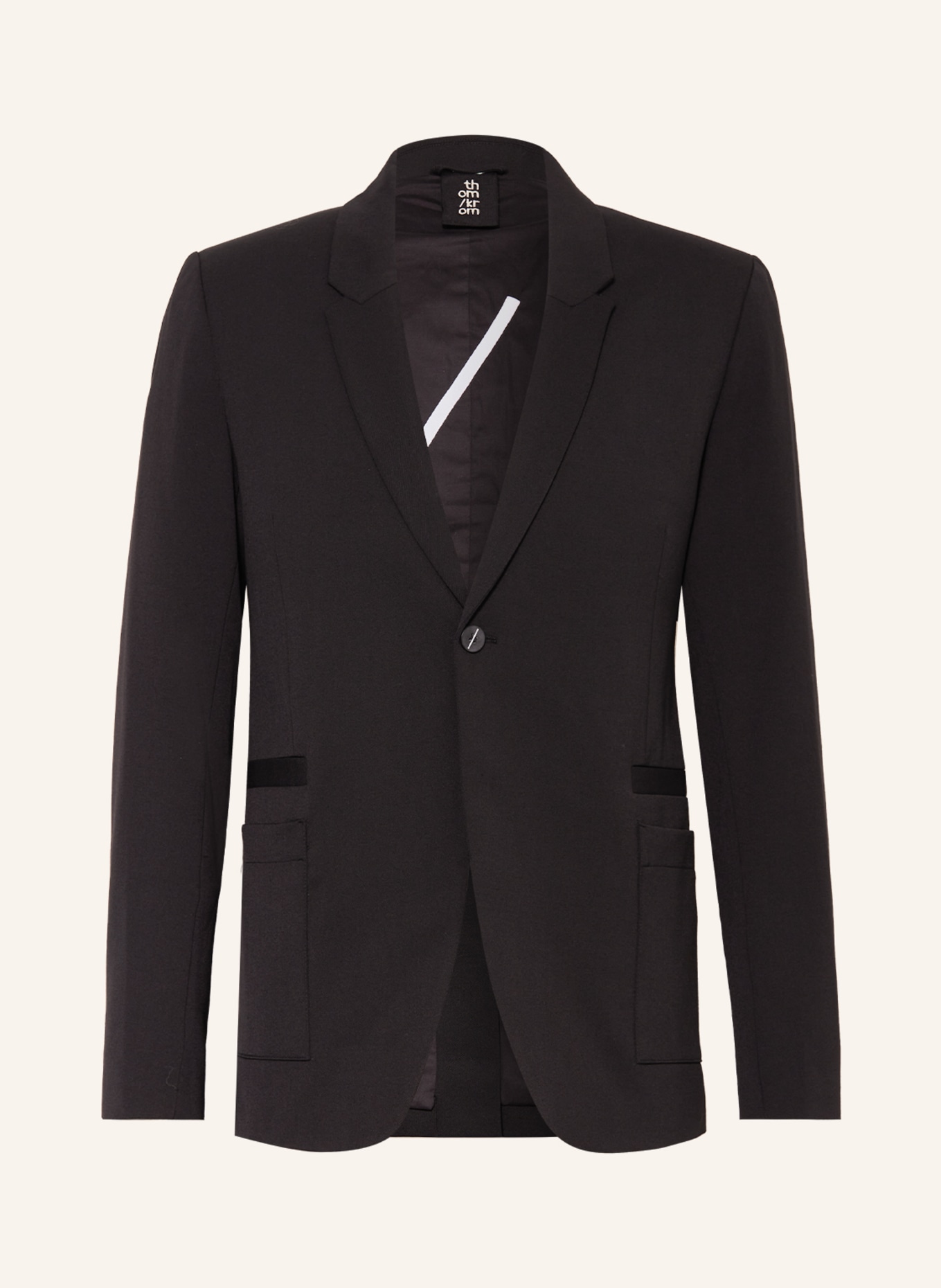 thom/krom Tailored jacket slim fit, Color: BLACK (Image 1)