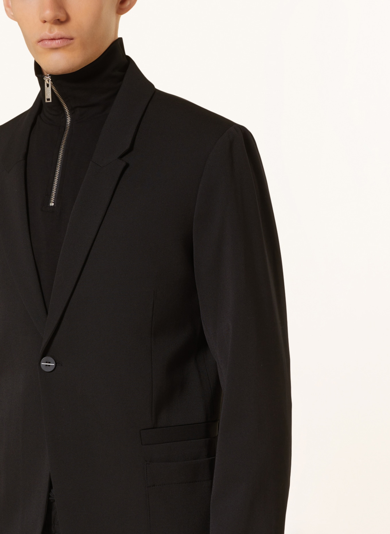 thom/krom Tailored jacket slim fit, Color: BLACK (Image 5)
