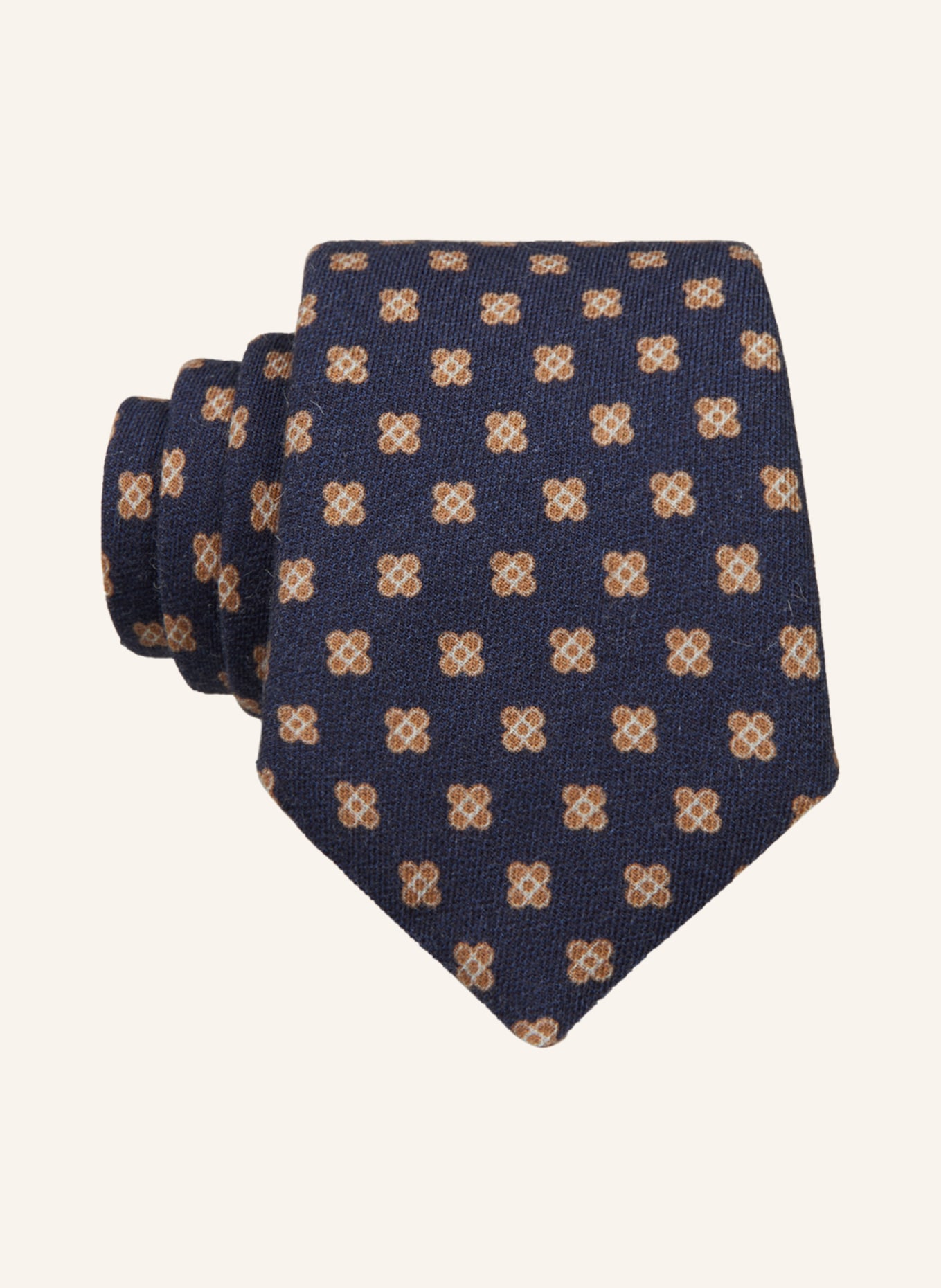 BOSS Krawatte, Farbe: DUNKELBLAU/ HELLBRAUN (Bild 1)