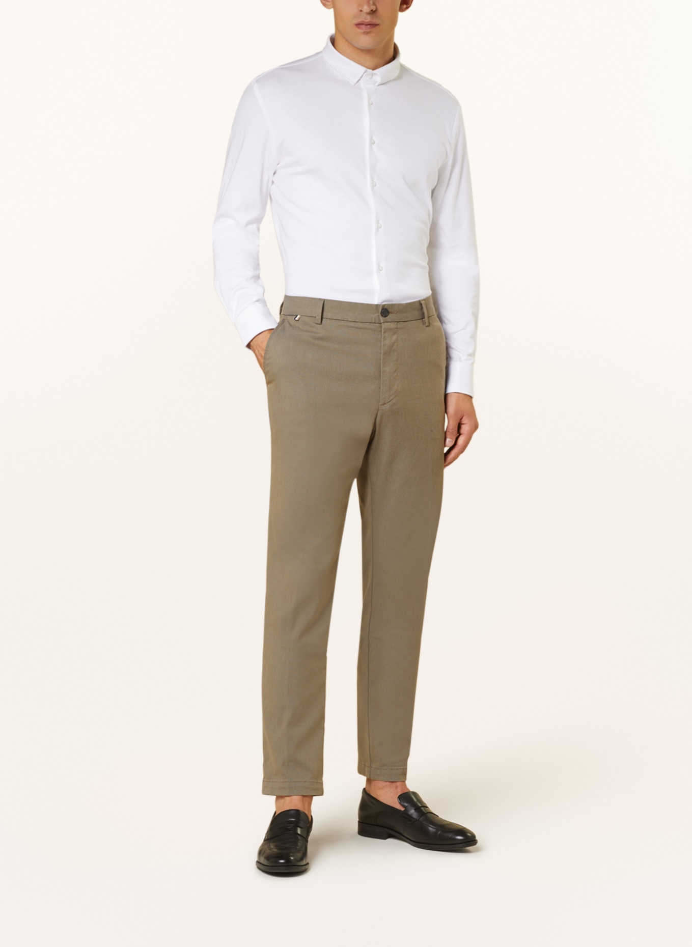 Q1 Manufaktur Jersey shirt extra slim fit, Color: WHITE (Image 2)