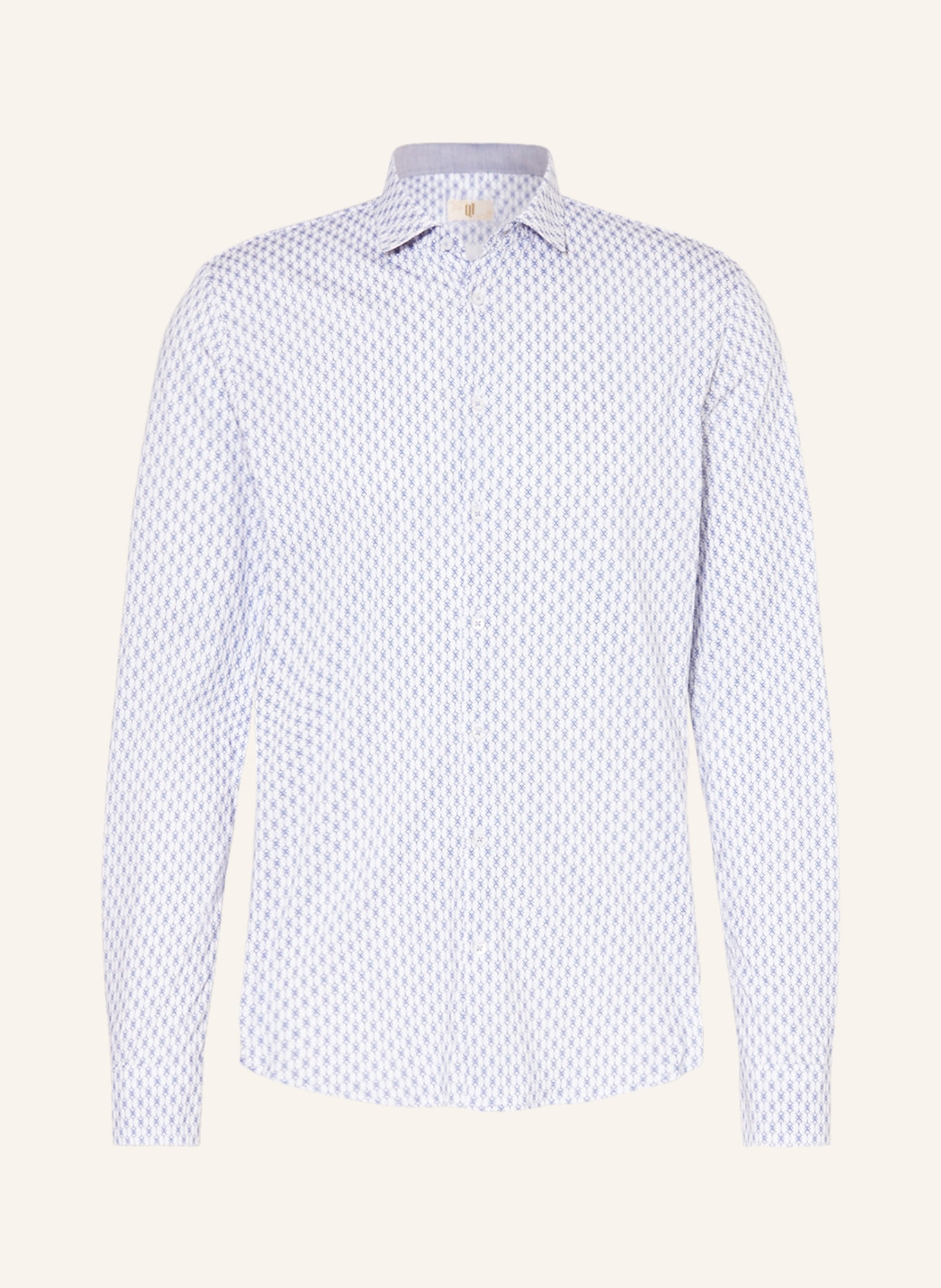 Q1 Manufaktur Jerseyhemd Extra Slim Fit, Farbe: HELLBLAU/ BLAU/ WEISS(Bild null)