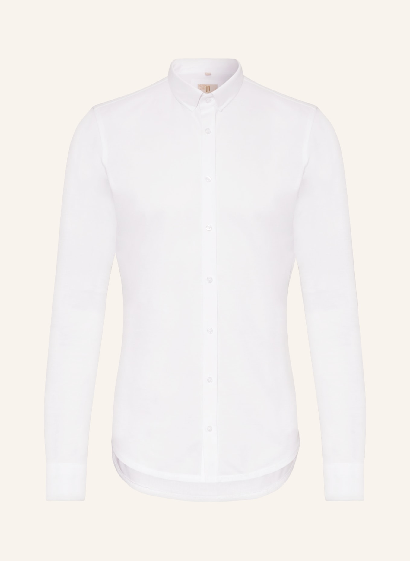 Q1 Manufaktur Piqué-Hemd Extra Slim Fit, Farbe: WEISS (Bild 1)
