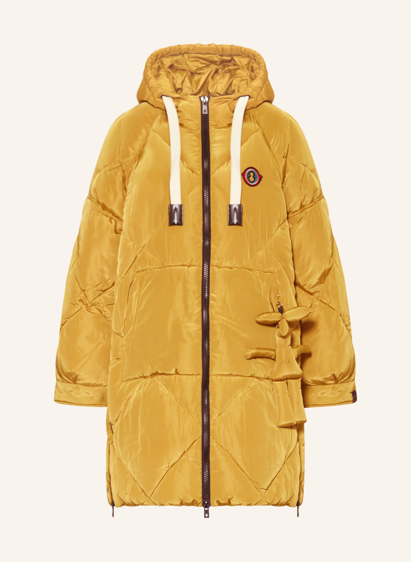 ottod'ame Quilted coat, Color: DARK YELLOW (Image 1)