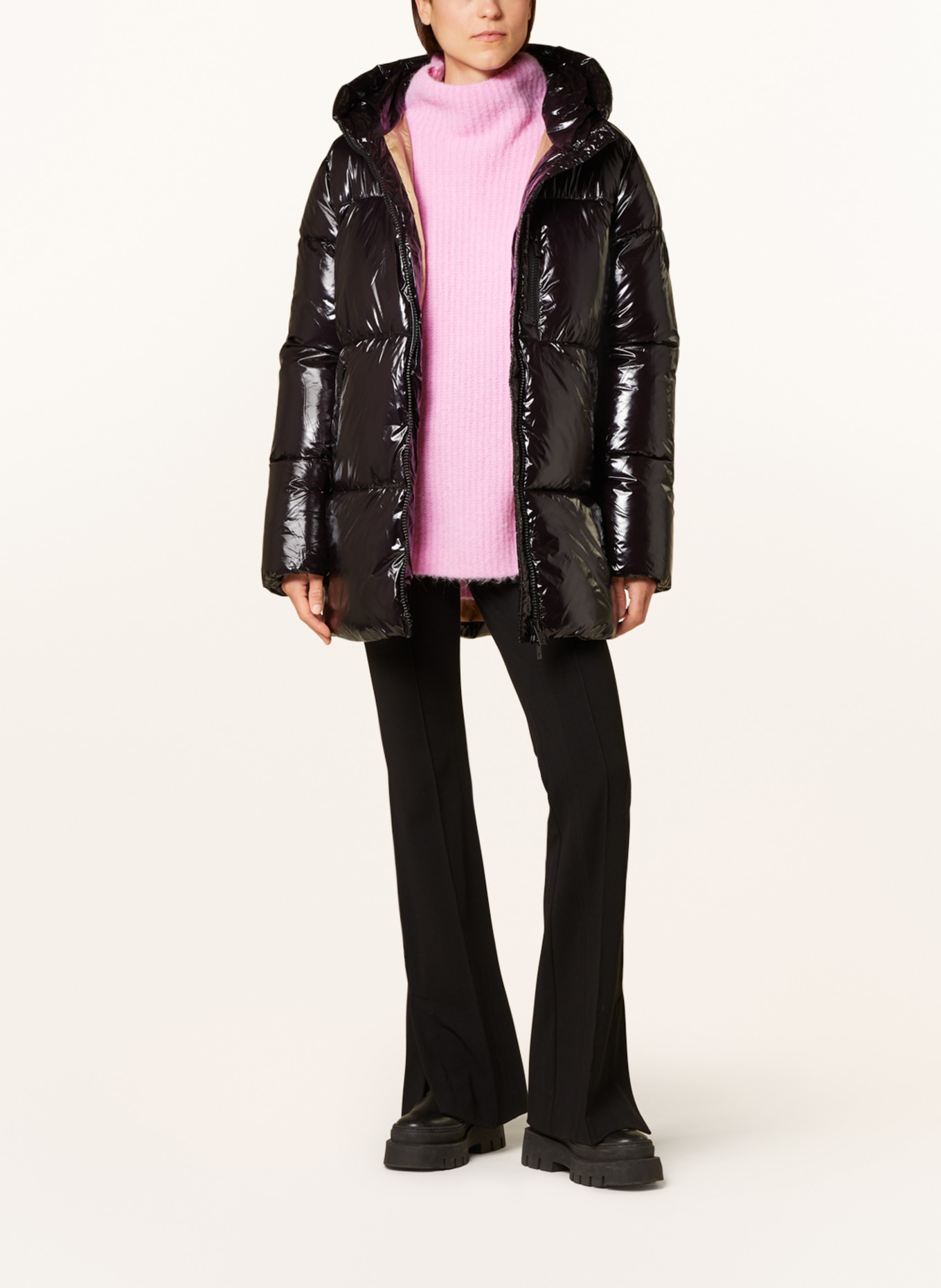ottod'ame Quilted jacket, Color: BLACK (Image 2)