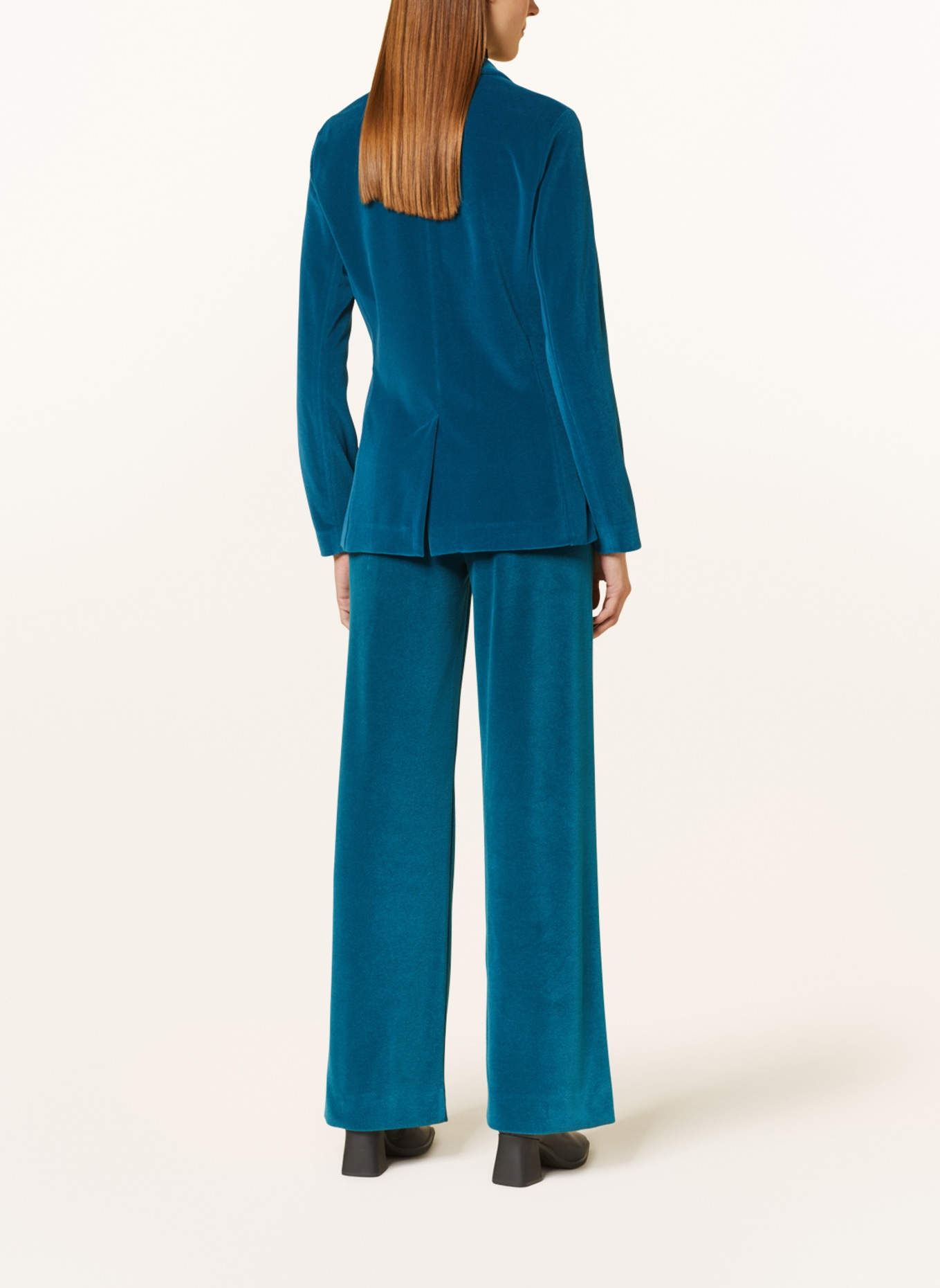 ottod'ame Velvet blazer, Color: BLUE (Image 3)