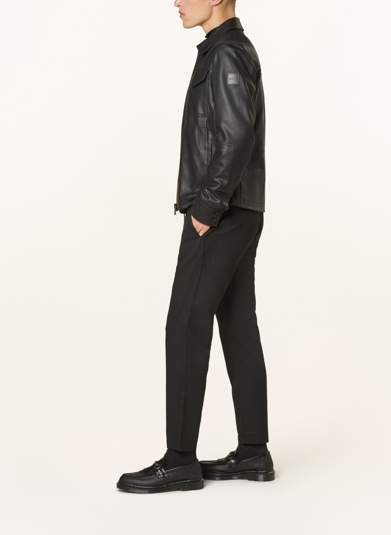 BOSS Chinos CHINO TAPERED DS tapered fit, Color: BLACK (Image 4)