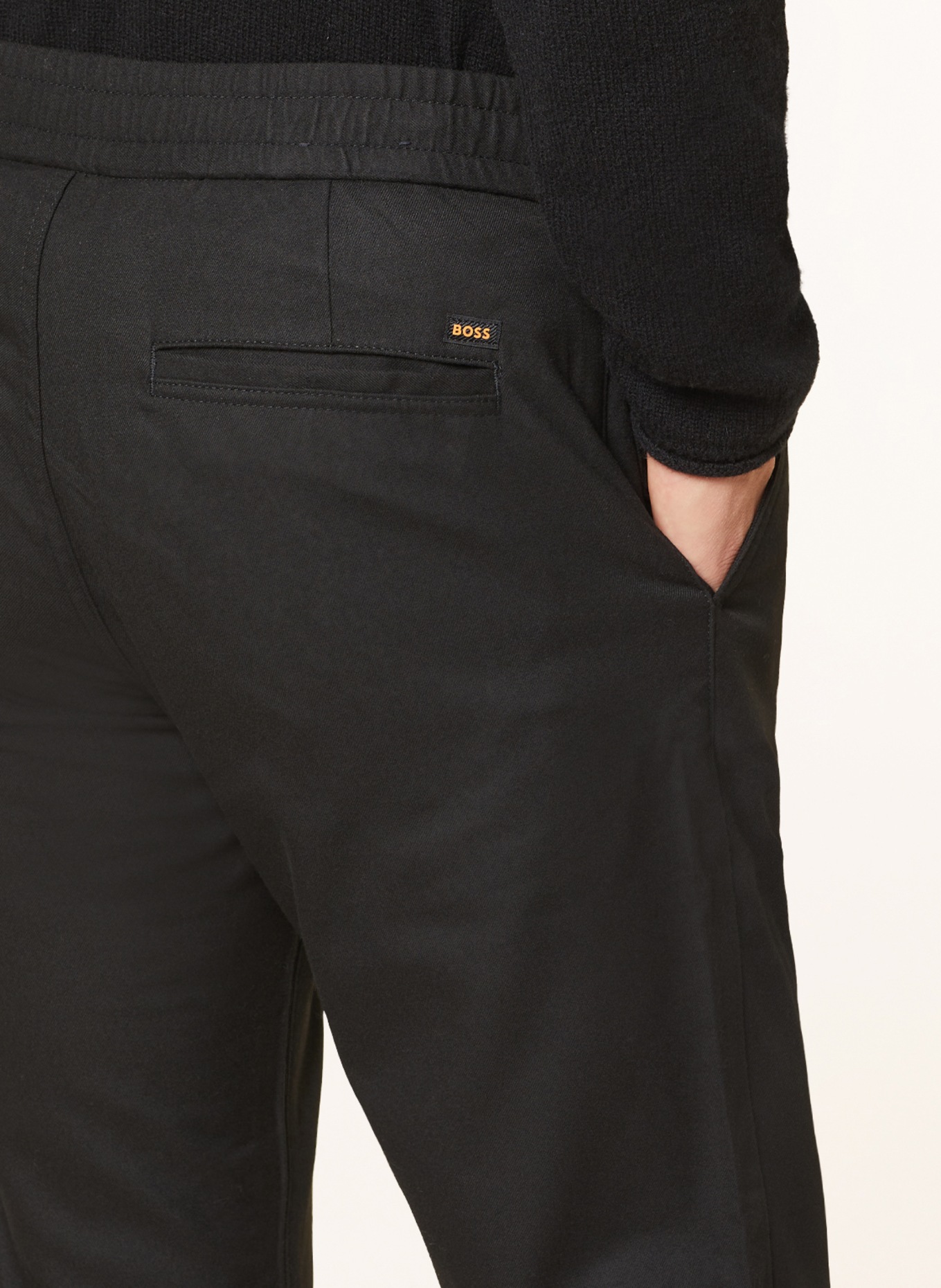 BOSS Chinos CHINO TAPERED DS tapered fit, Color: BLACK (Image 5)