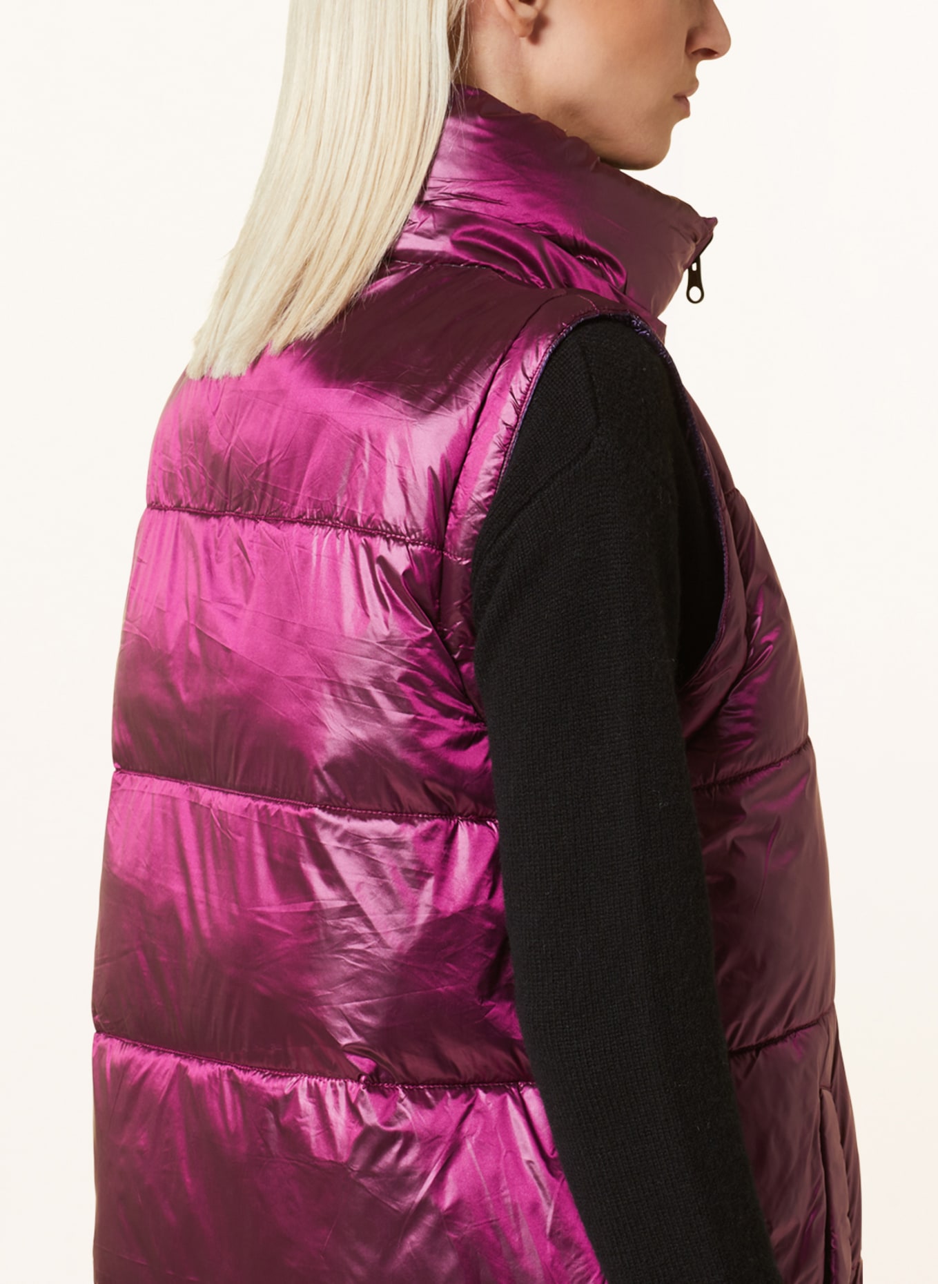 Herrlicher Quilted vest TOLA reversible with SORONA®AURA insulation, Color: FUCHSIA (Image 7)