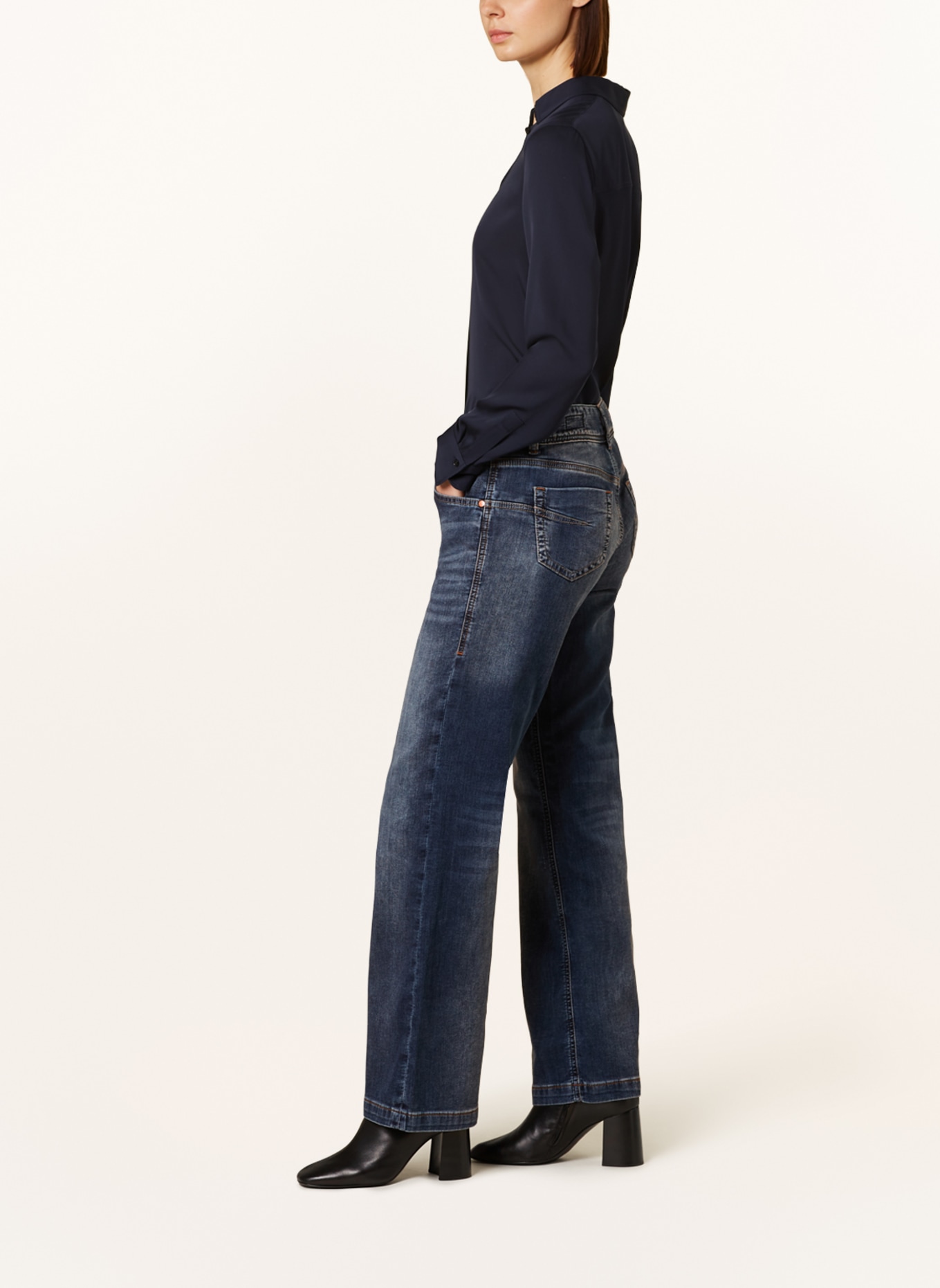 Herrlicher Flared Jeans EDNA, Farbe: 771 releaxed (Bild 4)