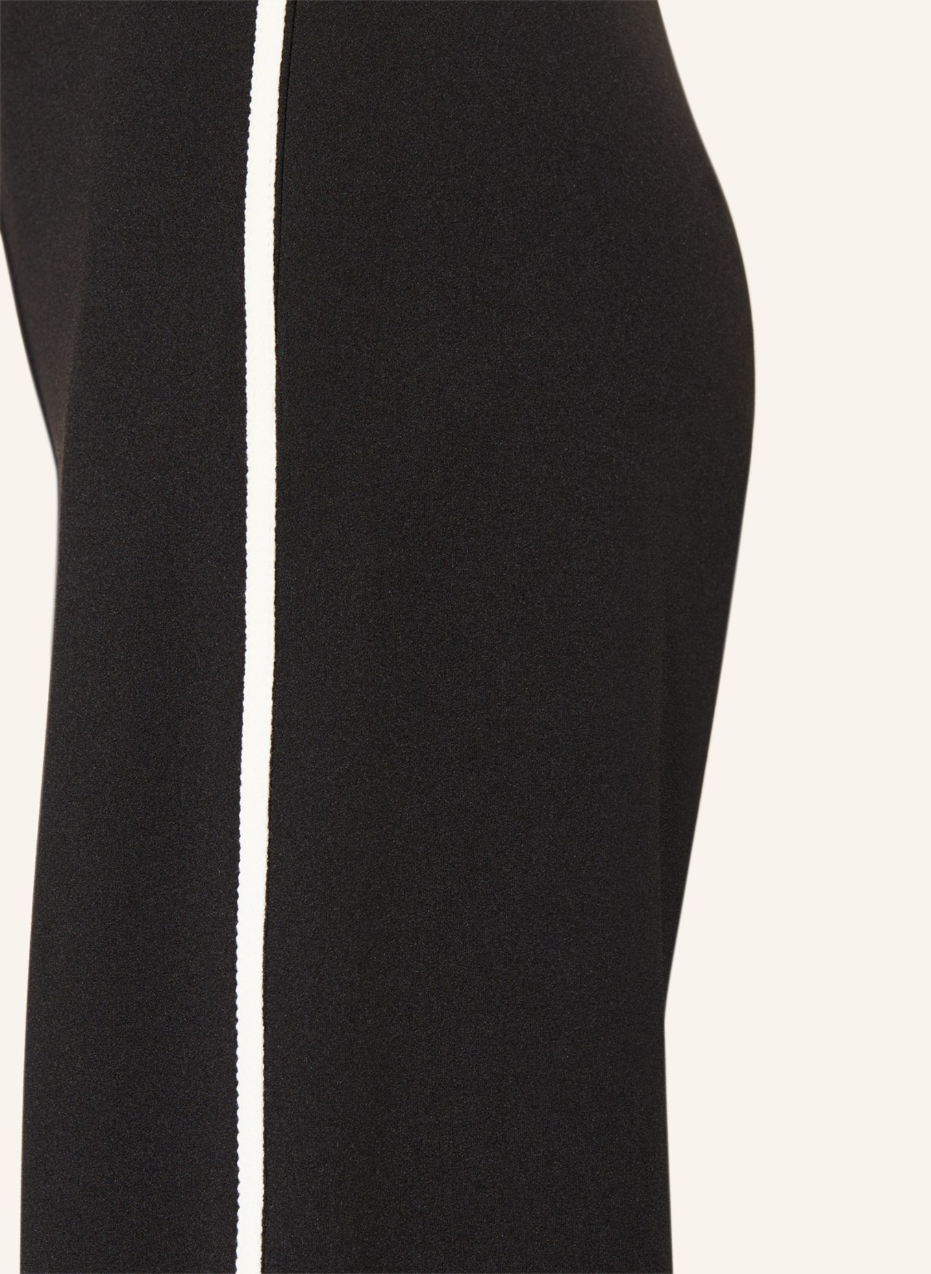 ELSY Culotte kalhoty EDGAR s galonovými pruhy, Barva: ČERNÁ/ BÍLÁ (Obrázek 3)