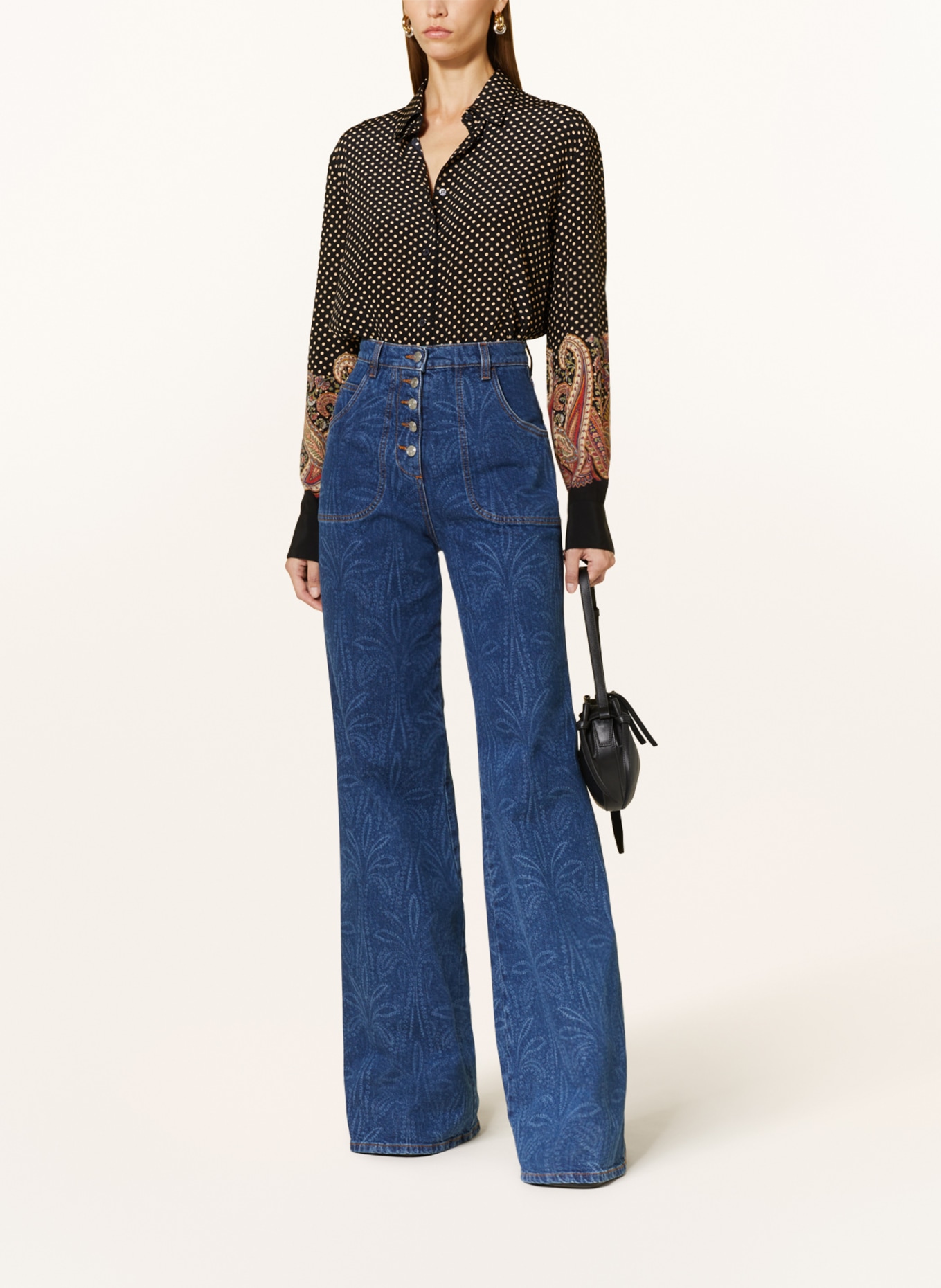 ETRO Flared jeans, Color: 0200 BLUE (Image 2)