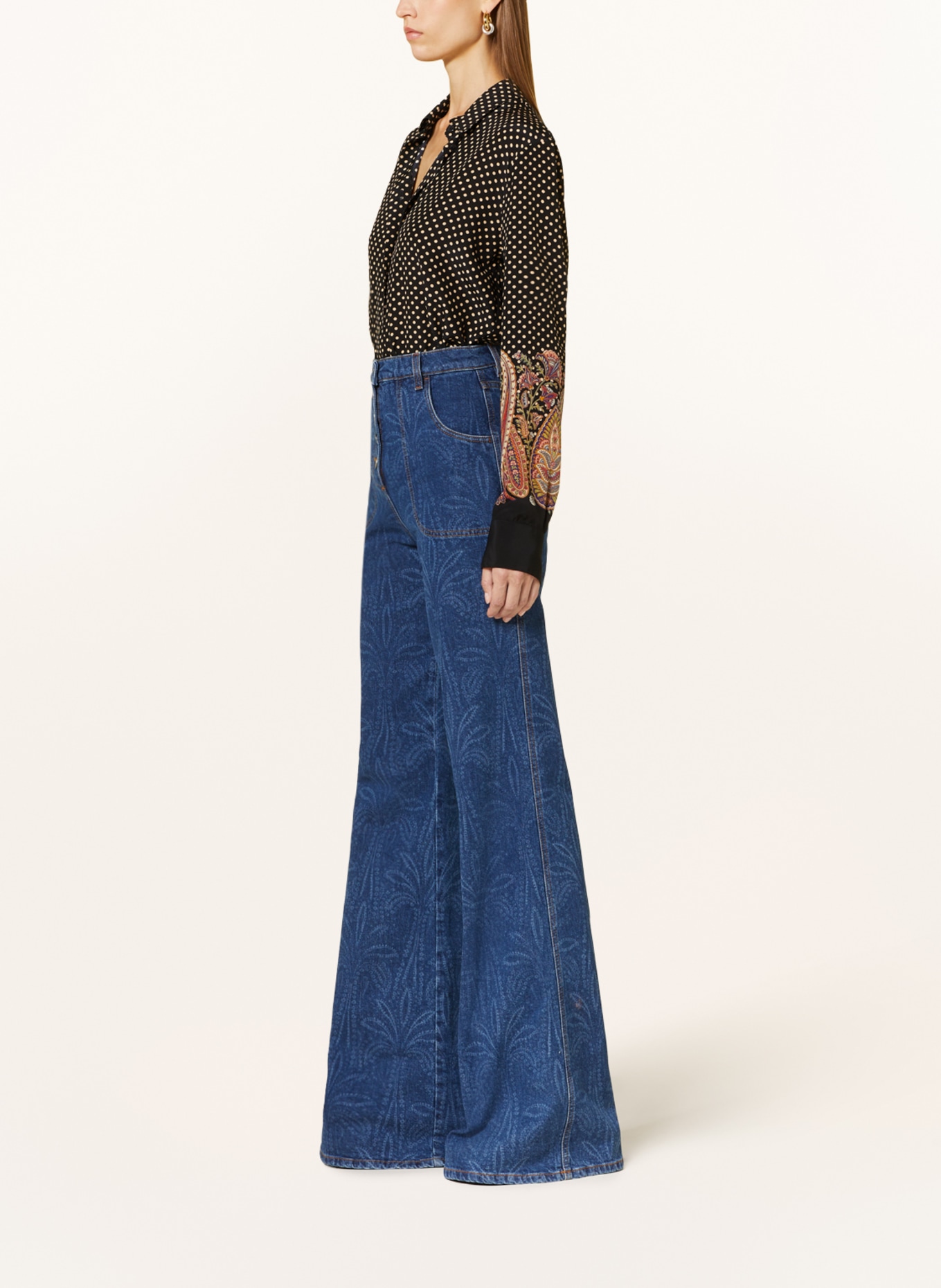 ETRO Flared jeans, Color: 0200 BLUE (Image 4)