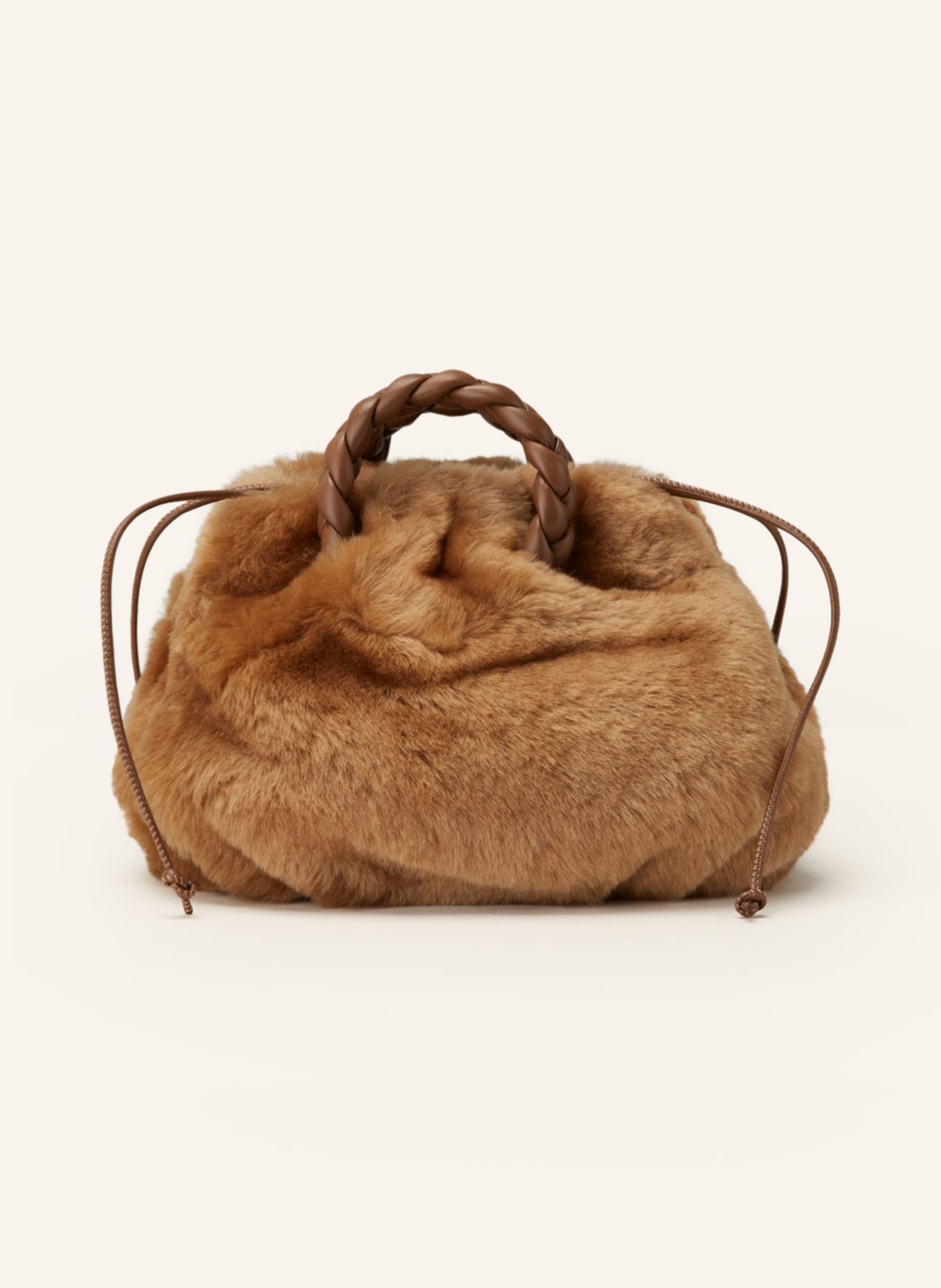 HEREU Handbag BOMBON SHEARLING, Color: CAMEL (Image 1)