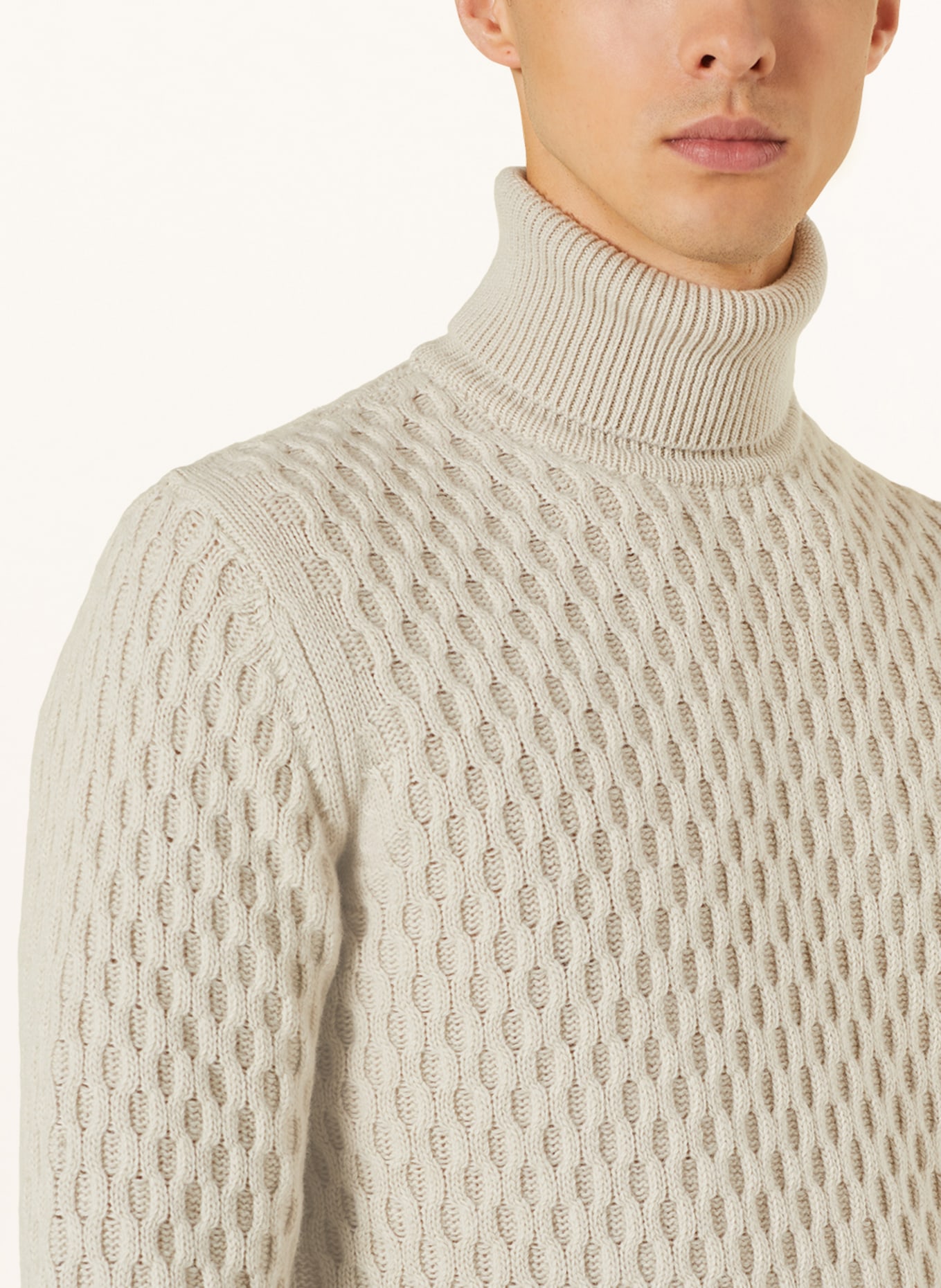 JACOB COHEN Turtleneck sweater, Color: CREAM (Image 4)