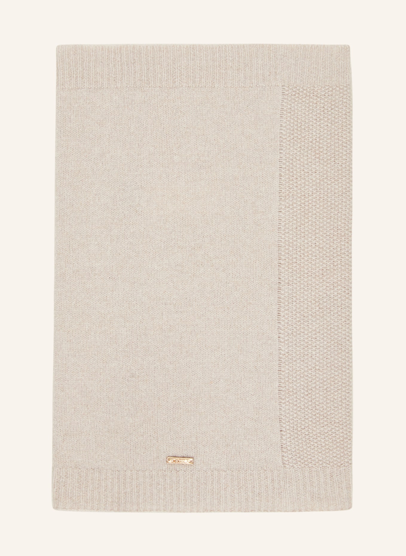 CAPO Loop scarf made of cashmere, Color: BEIGE (Image 1)