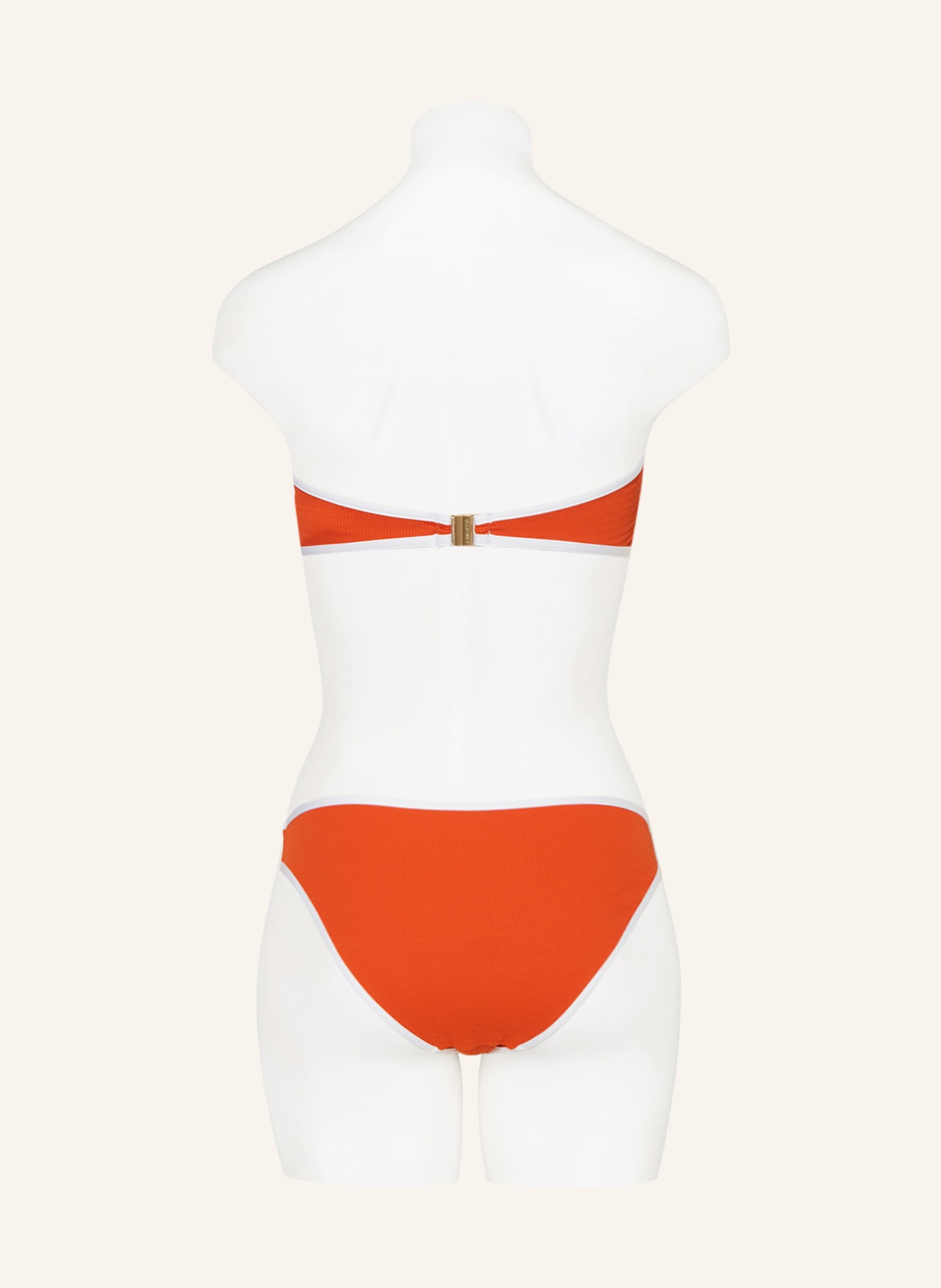 SEAFOLLY Basic bikini bottoms BEACH BOND, Color: ORANGE/ WHITE (Image 3)