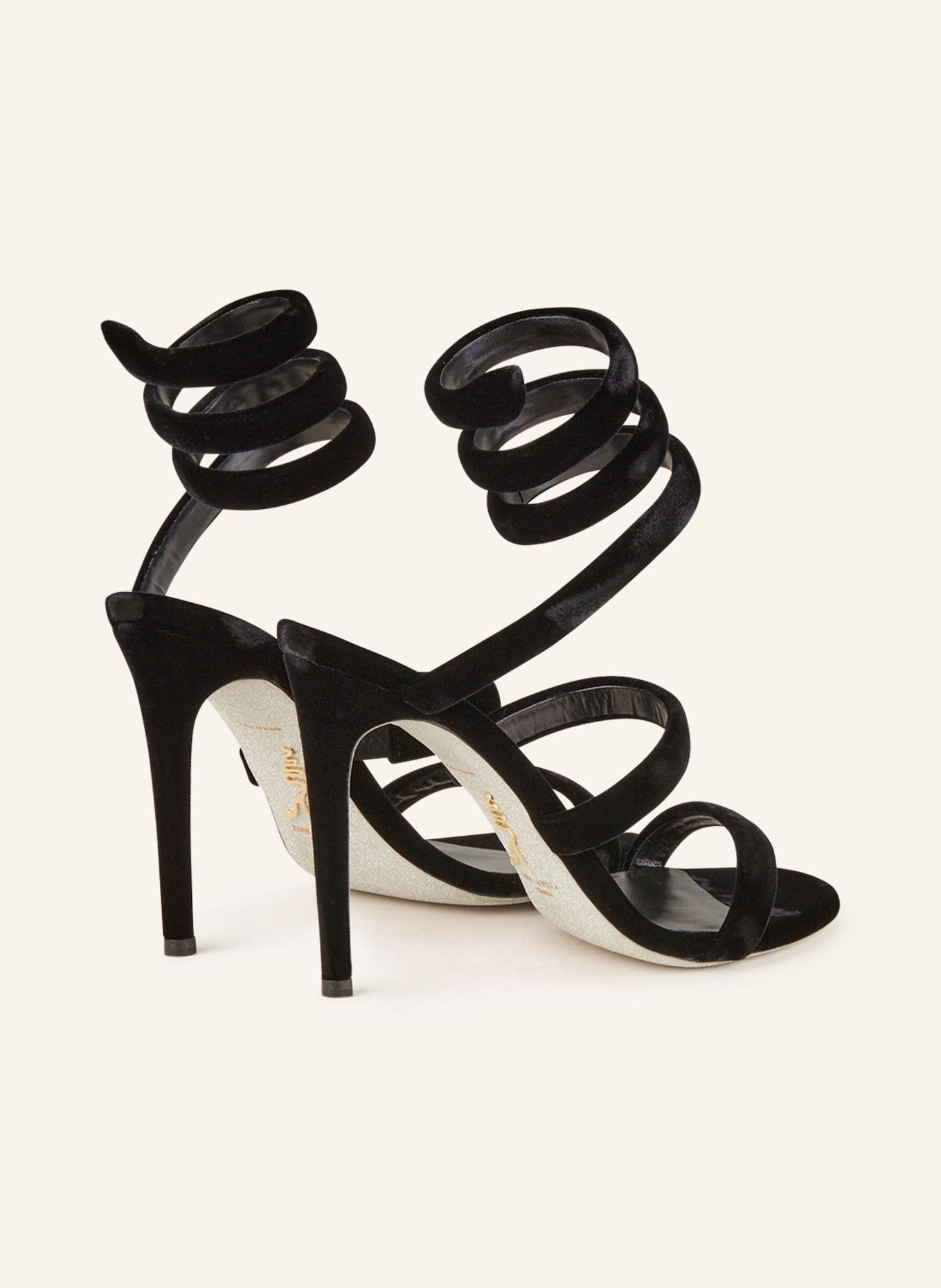 RENE CAOVILLA Sandals, Color: BLACK (Image 2)