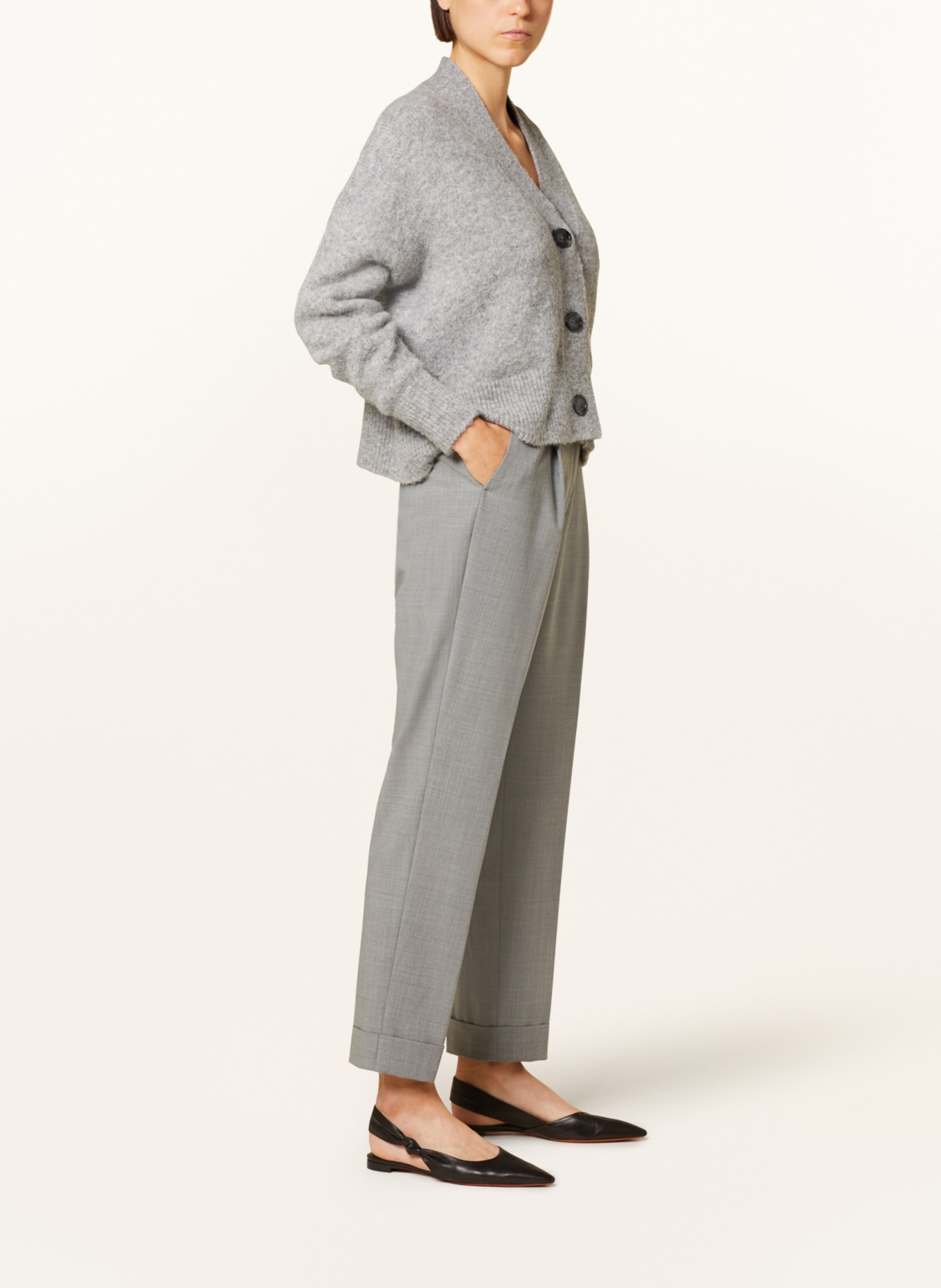 PESERICO EASY Trousers, Color: GRAY (Image 4)