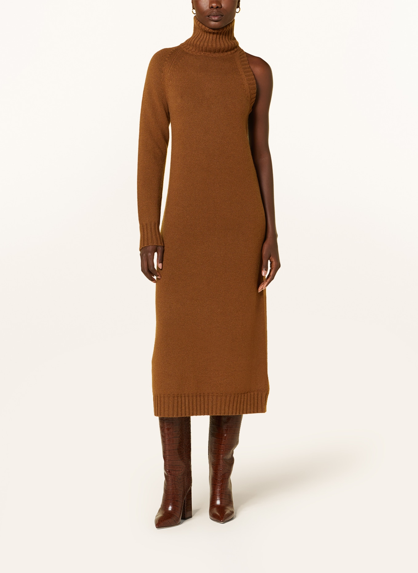 Max Mara Knit dress NOME with cashmere, Color: BROWN (Image 2)