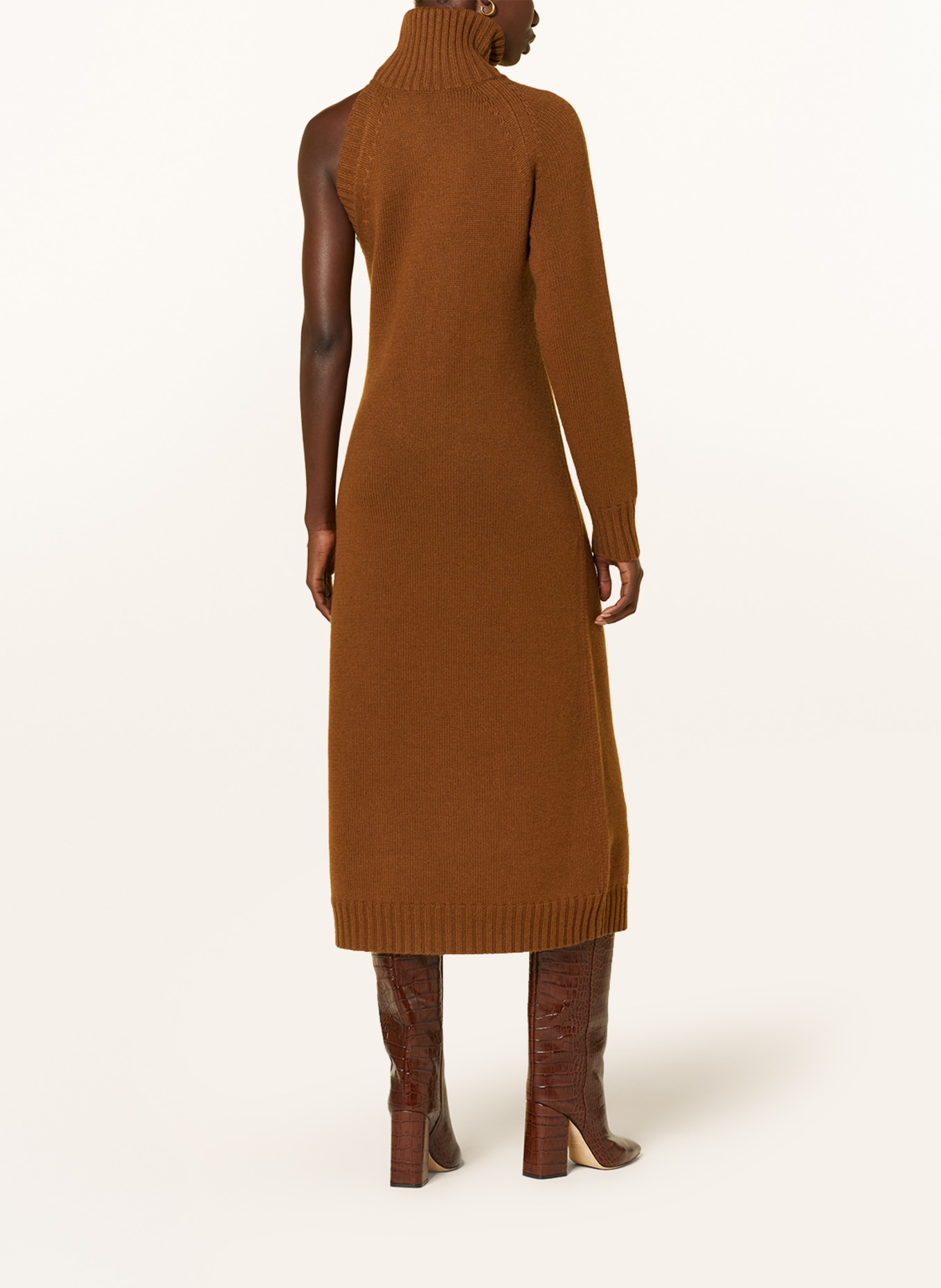 Max Mara Knit dress NOME with cashmere, Color: BROWN (Image 3)
