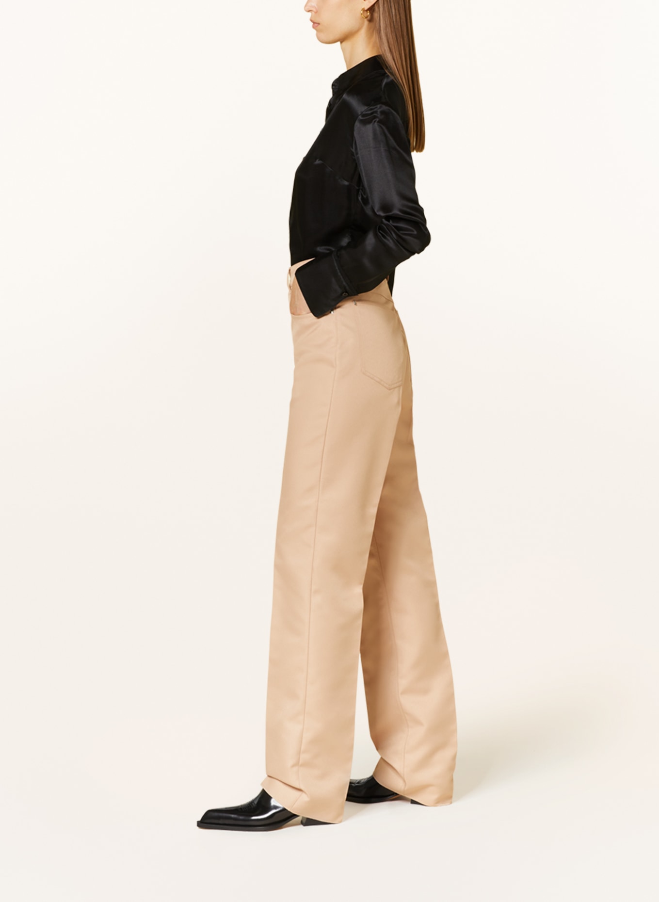 SPORTMAX Trousers EXPLOIT, Color: BEIGE (Image 4)