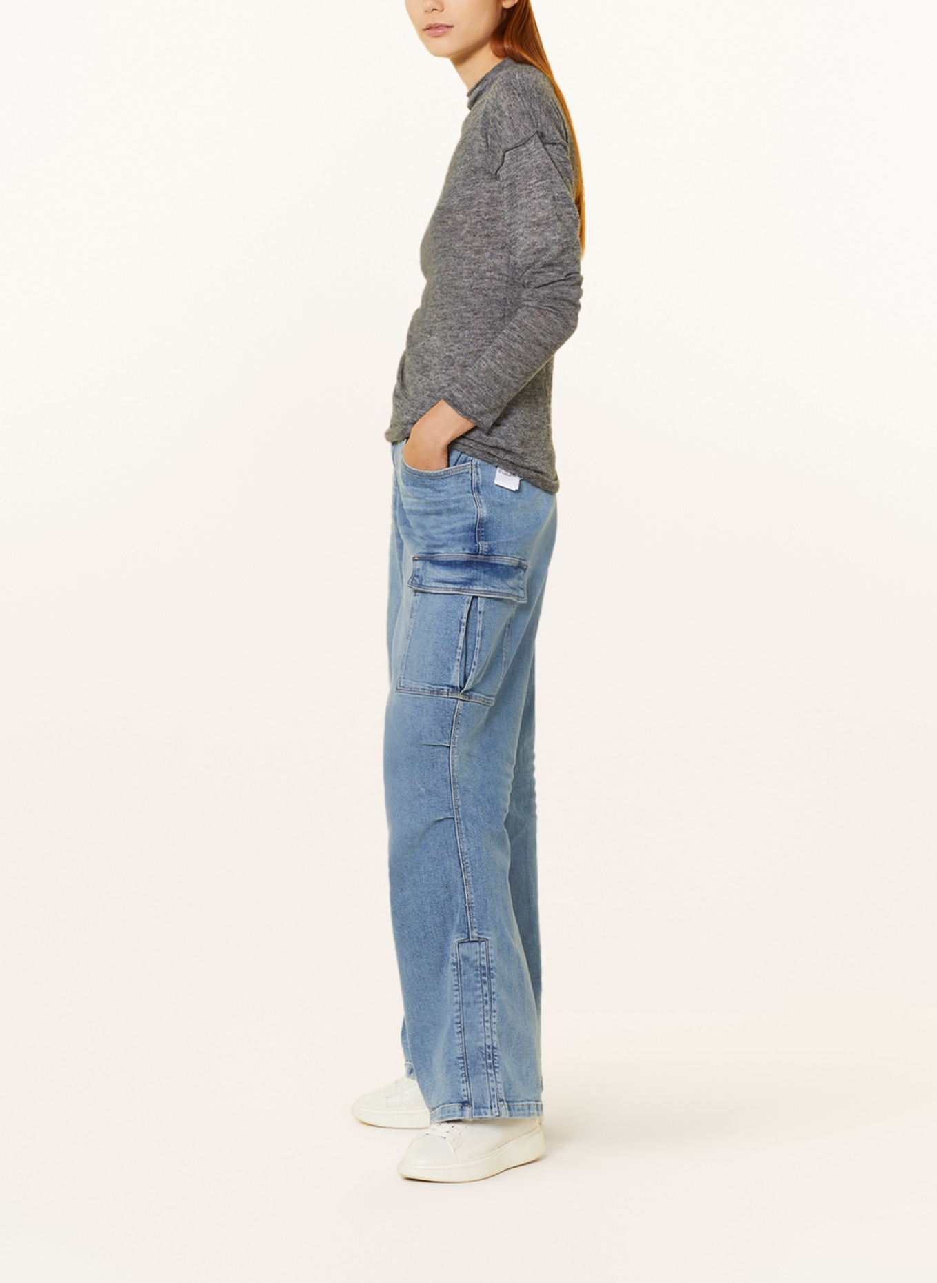 AG Jeans Jeansy bojówki CARGO MOON, Kolor: MOV21 LIGHT BLUE (Obrazek 4)