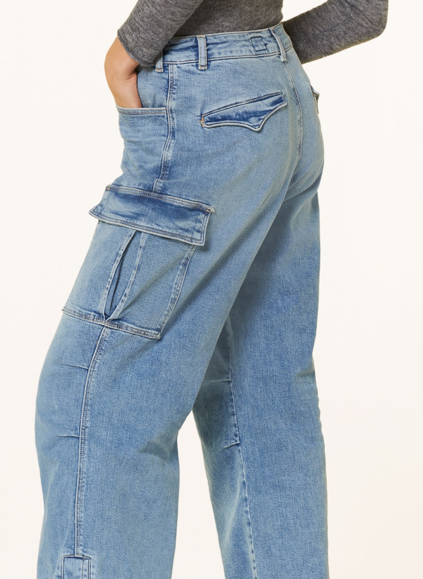 AG Jeans Jeansy bojówki CARGO MOON, Kolor: MOV21 LIGHT BLUE (Obrazek 5)
