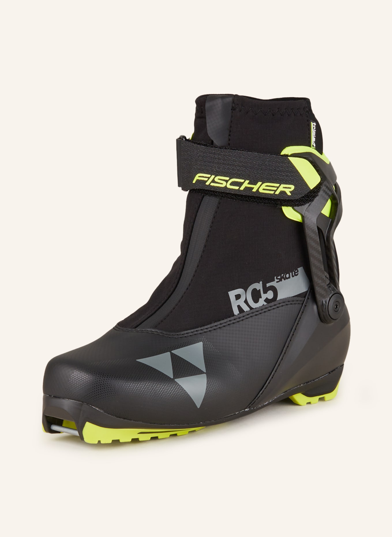 FISCHER Cross-country ski boots RC5 SKATE, Color: BLACK (Image 1)