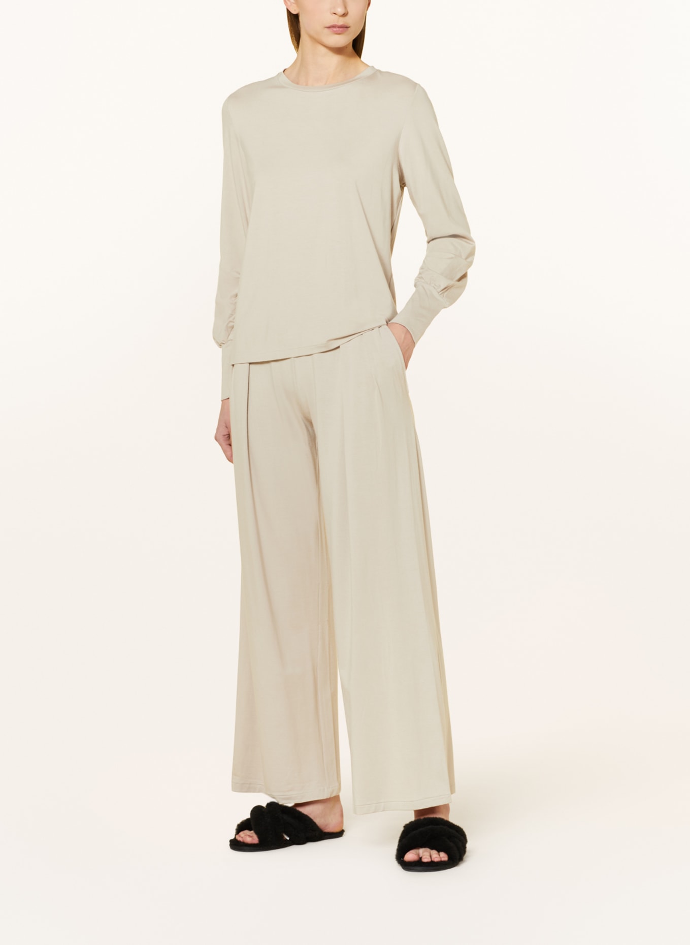 zimmerli Pajama pants PURENESS, Color: LIGHT BROWN (Image 2)