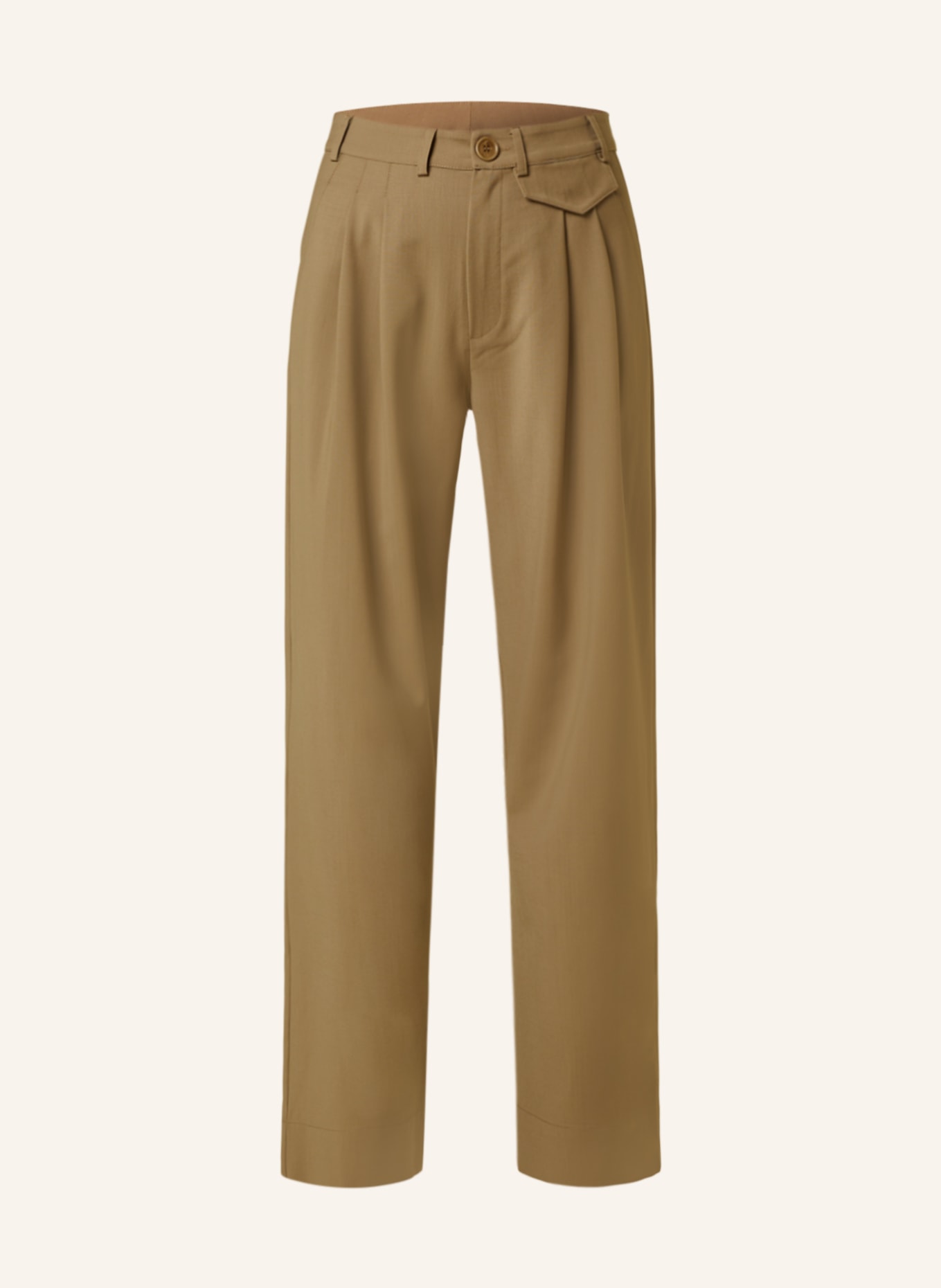 ENVELOPE 1976 Wide leg trousers PICUAL, Color: BEIGE (Image 1)