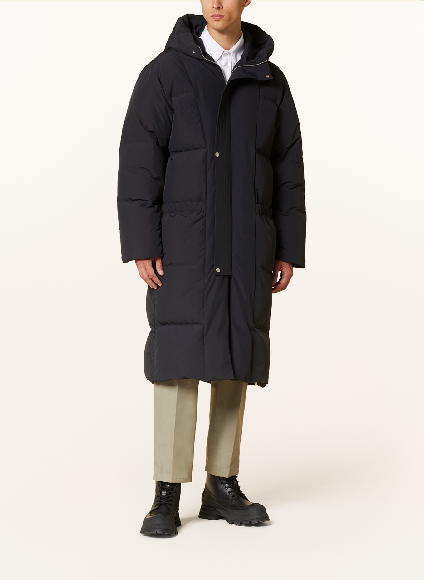 JIL SANDER Down coat, Color: BLACK (Image 2)