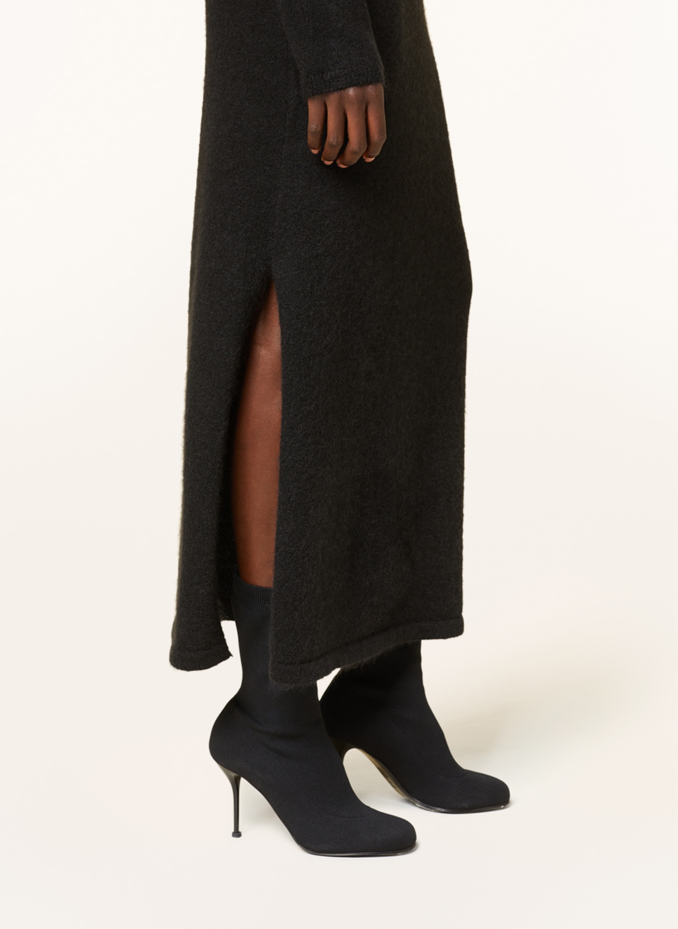 JW ANDERSON Knit skirt with mohair, Color: BLACK (Image 4)