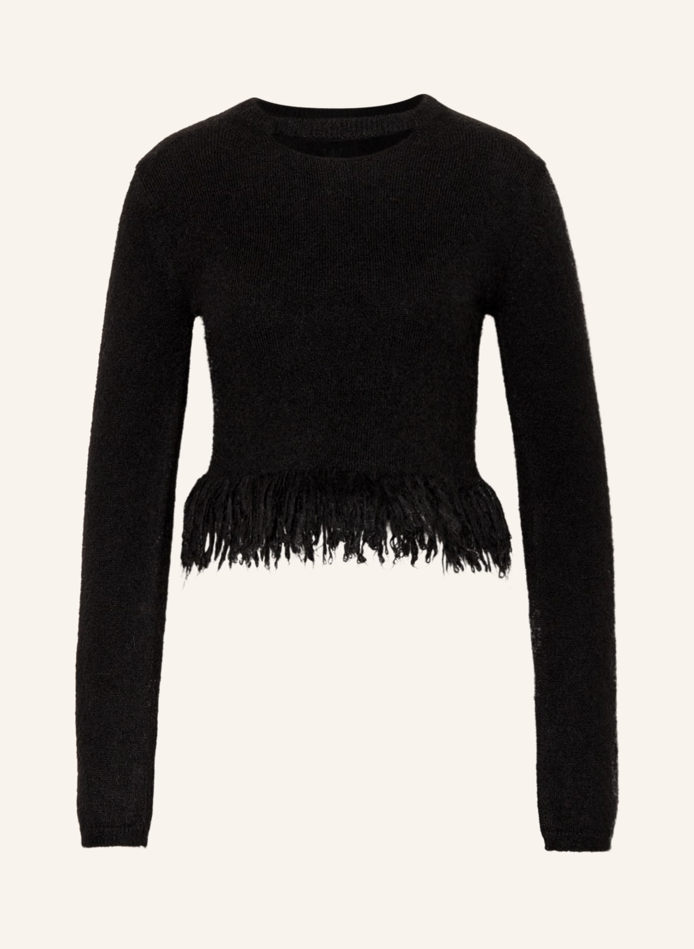 JW ANDERSON Sweater with mohair, Color: BLACK (Image 1)