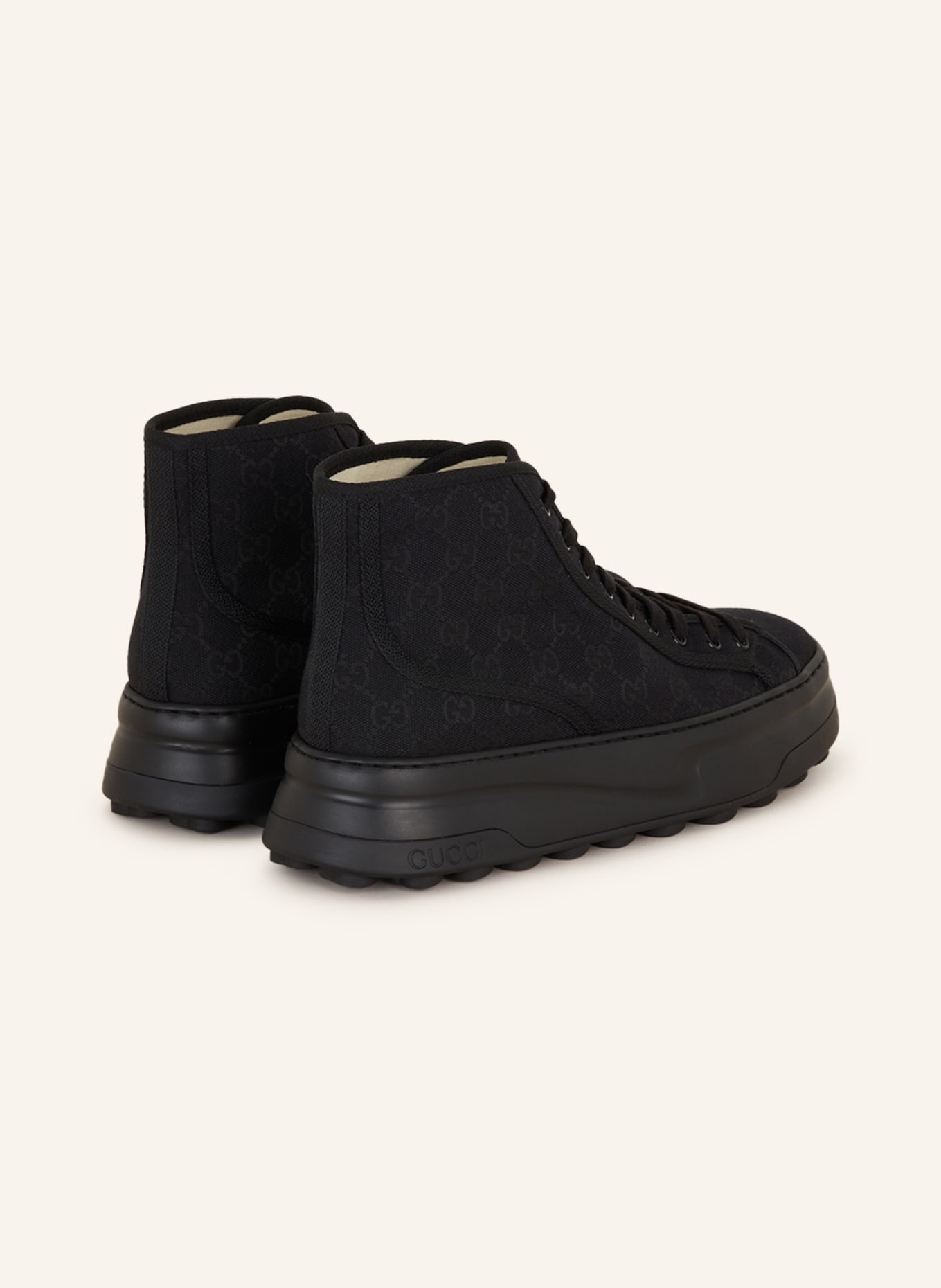 GUCCI High-top sneakers, Color: 1000 BLACK/BLACK (Image 2)