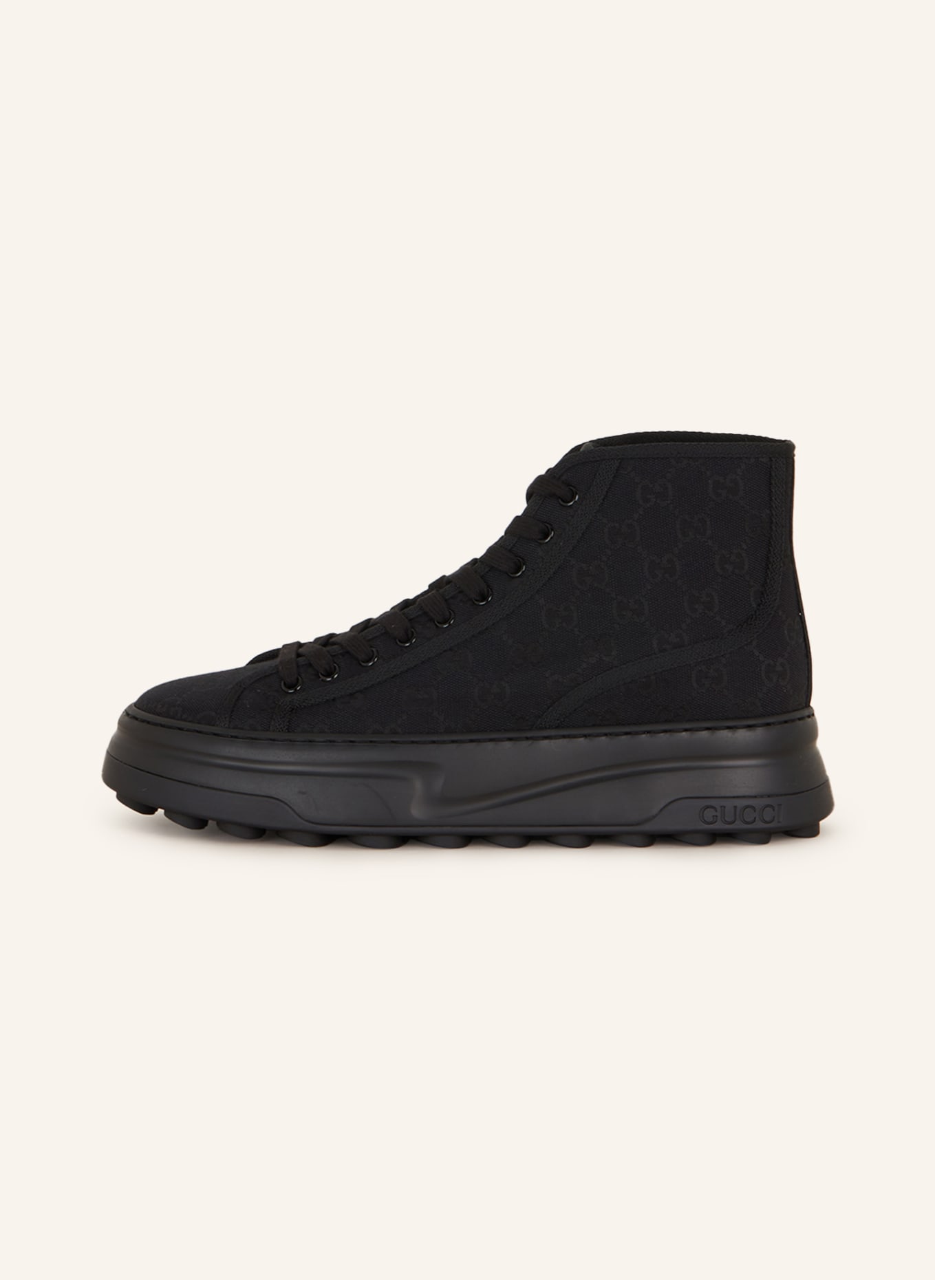GUCCI Hightop-Sneaker, Farbe: 1000 BLACK/BLACK (Bild 4)